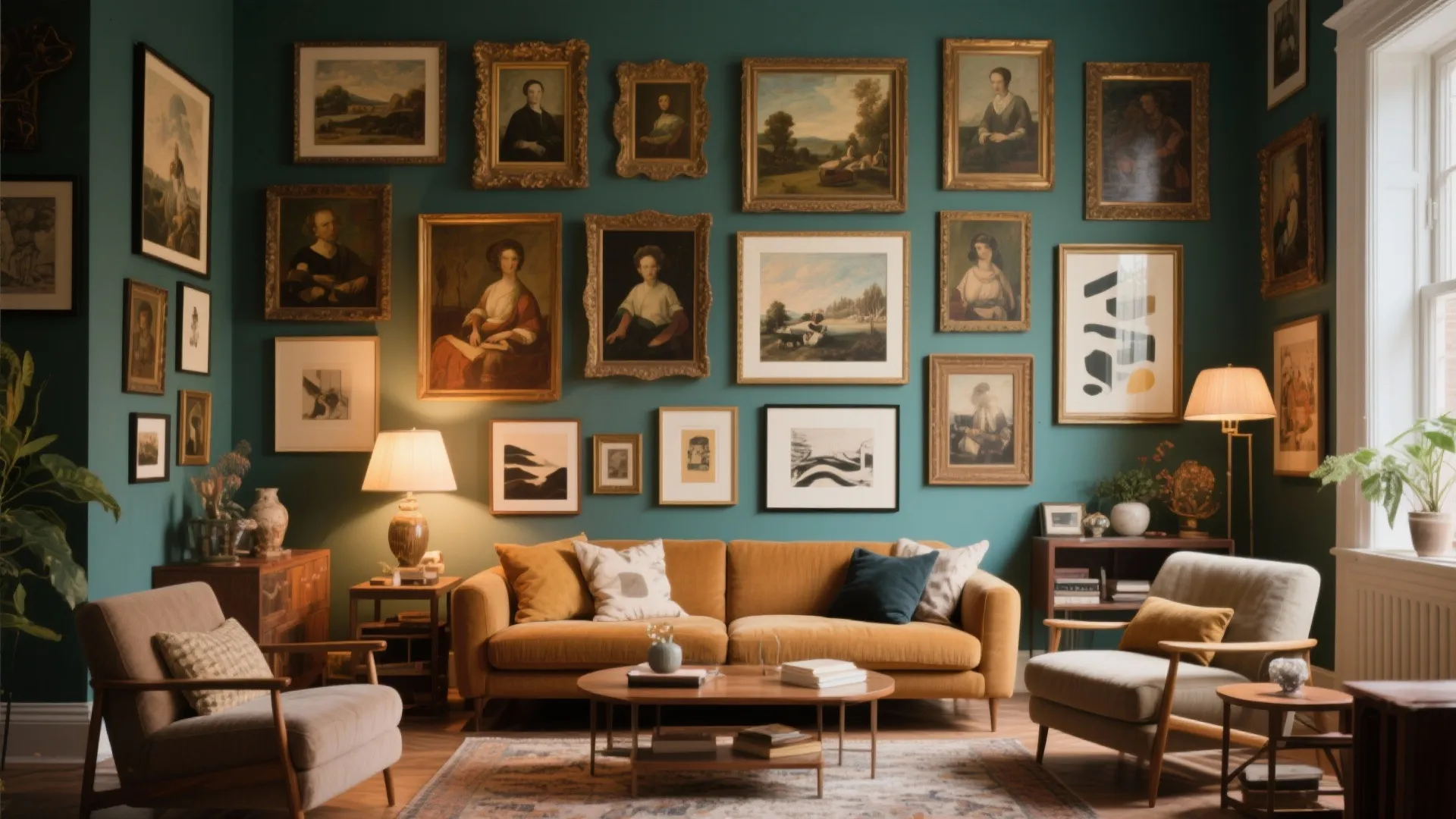 Eclectic Salon-Style Hanging