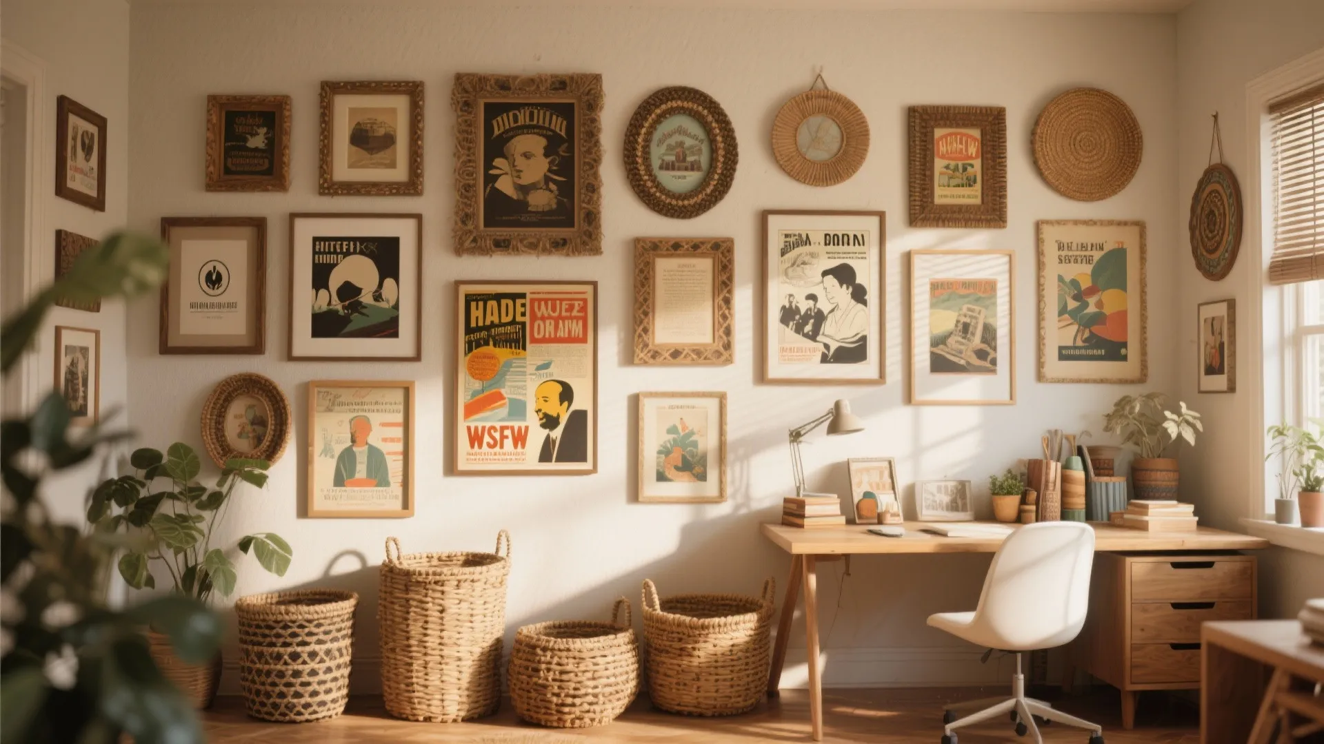 3. Eclectic Wall Art