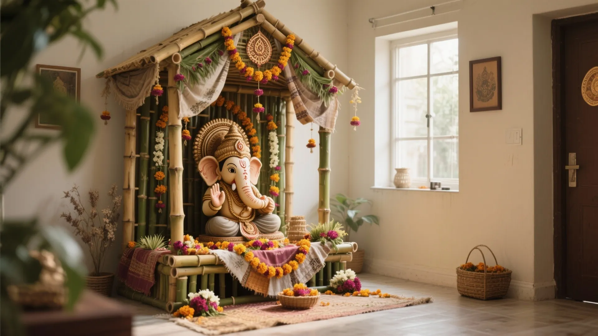 Eco-friendly Mandap Setup