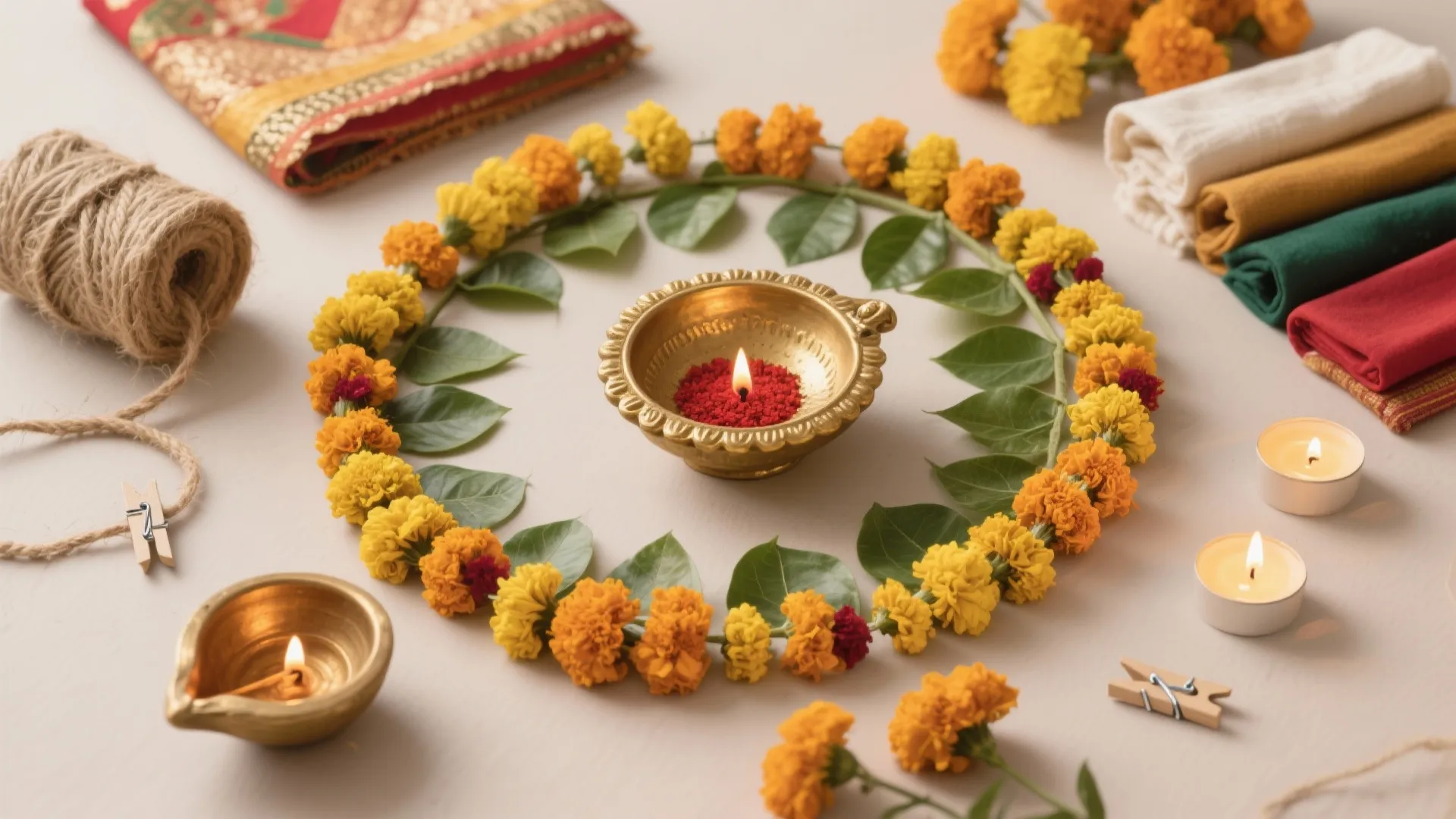 4) Eco-Conscious Varalakshmi Decor Choices