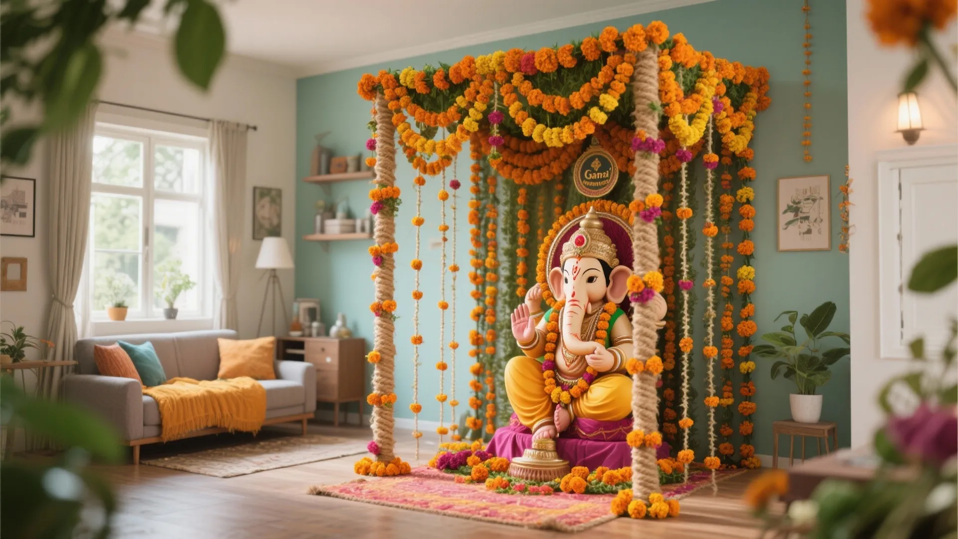 Eco-friendly Floral Canopy