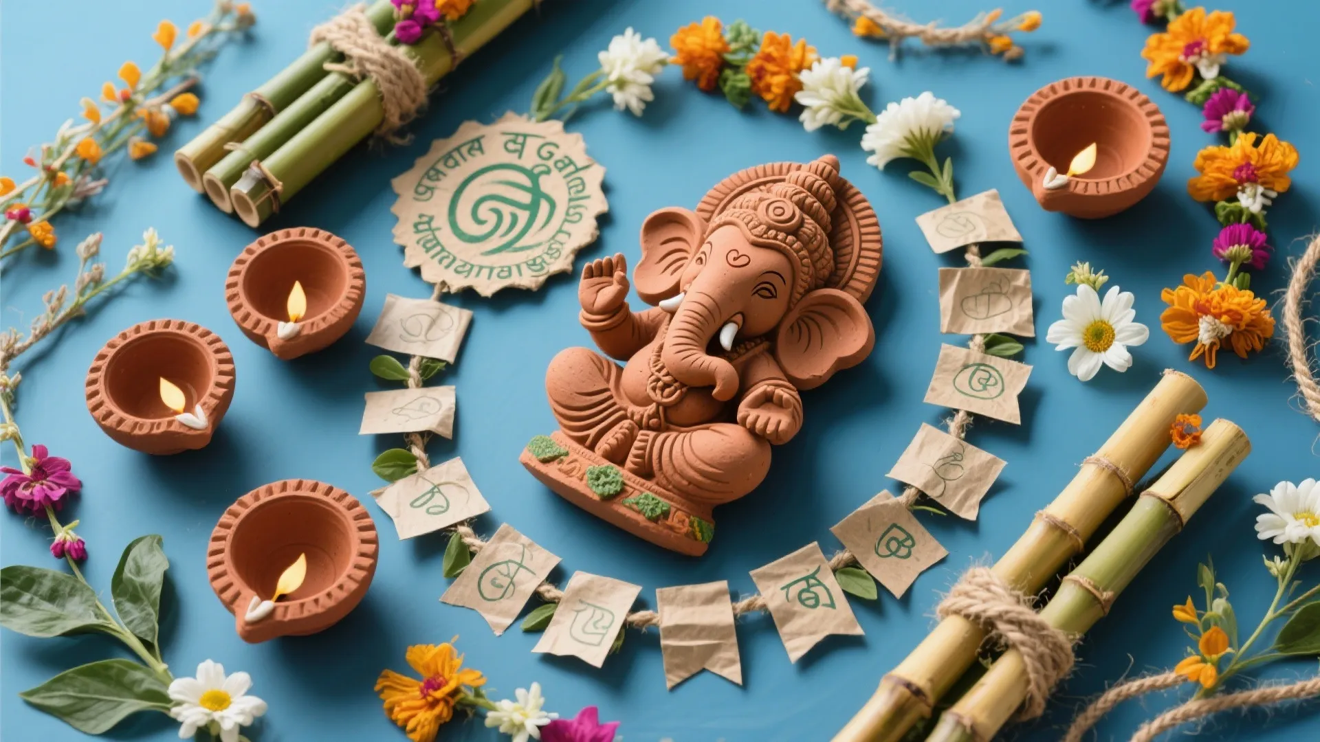 Eco-Friendly Clay and Paper Decor