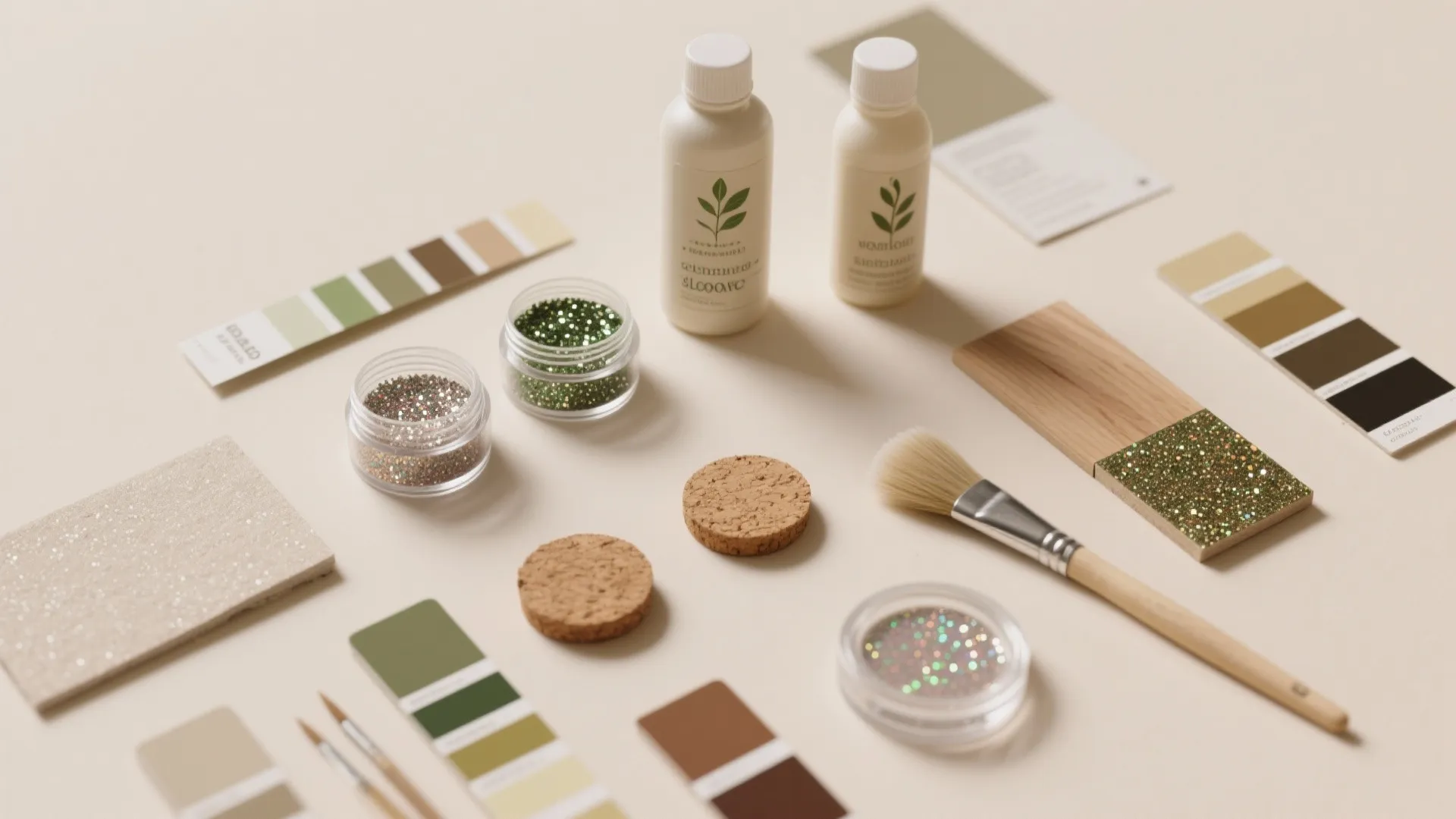 4. Eco-friendly glitter finishes