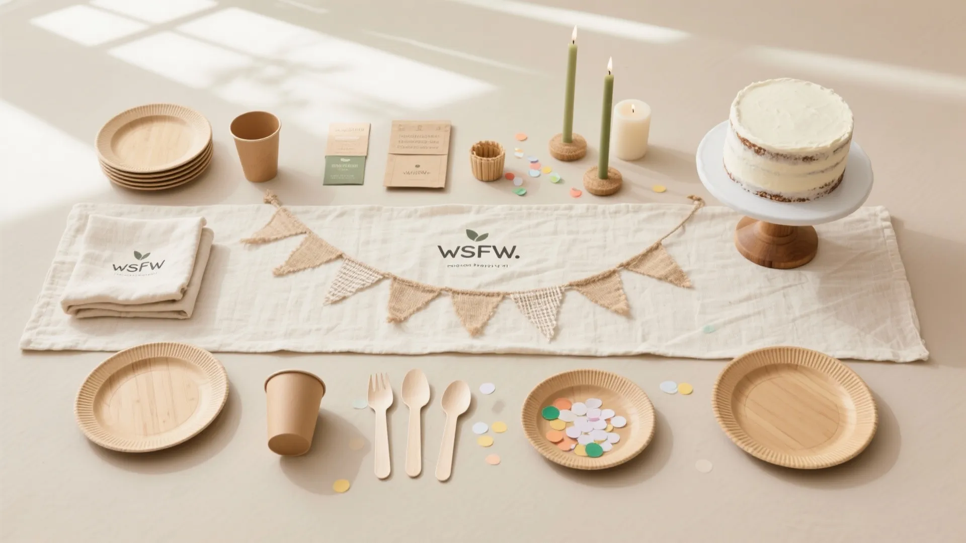 Eco-friendly party kit: reusable, safe, simple