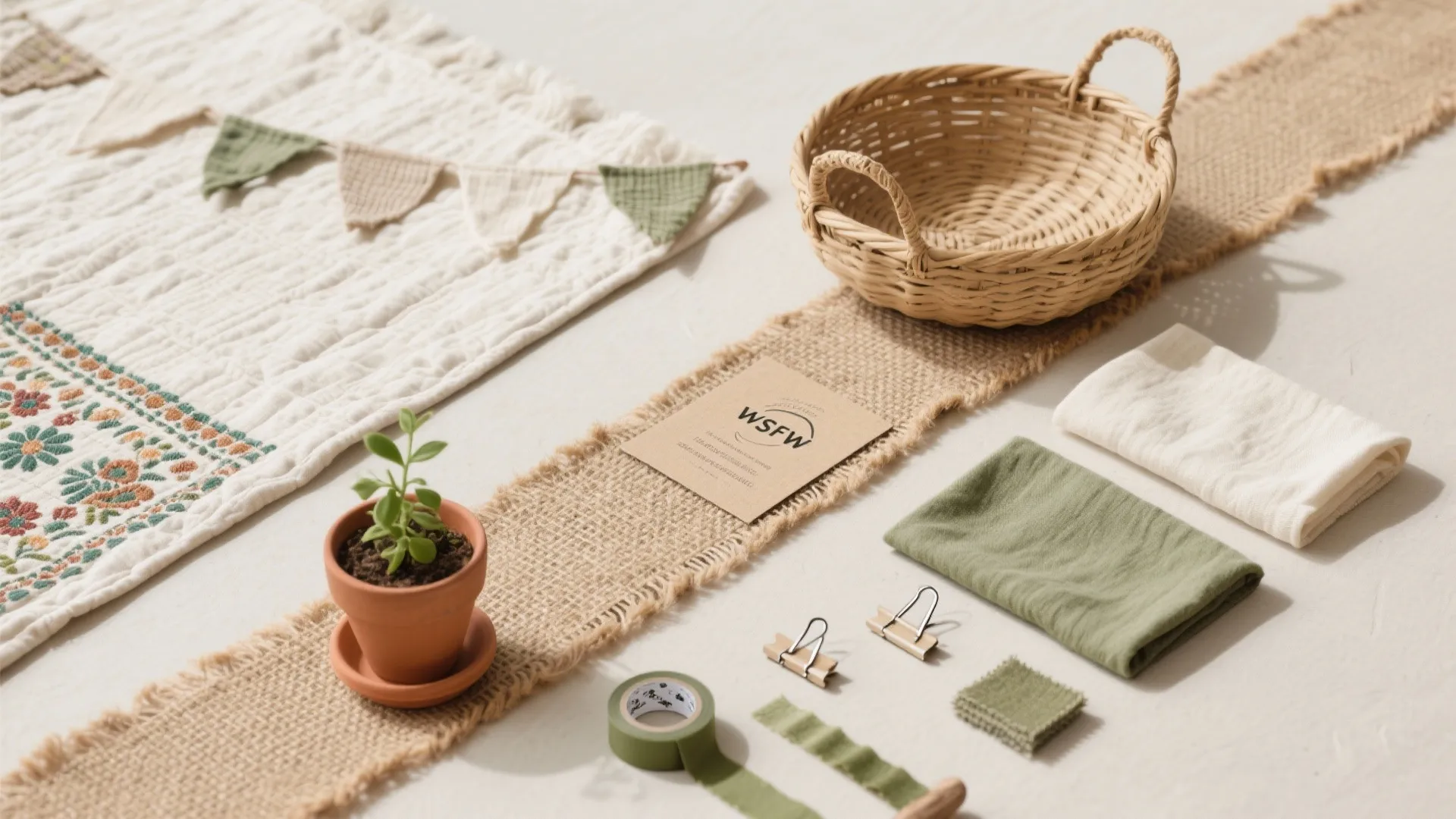 5) Sustainable Touches: Fabric Backdrops, Reusable Props, and Potted Greens