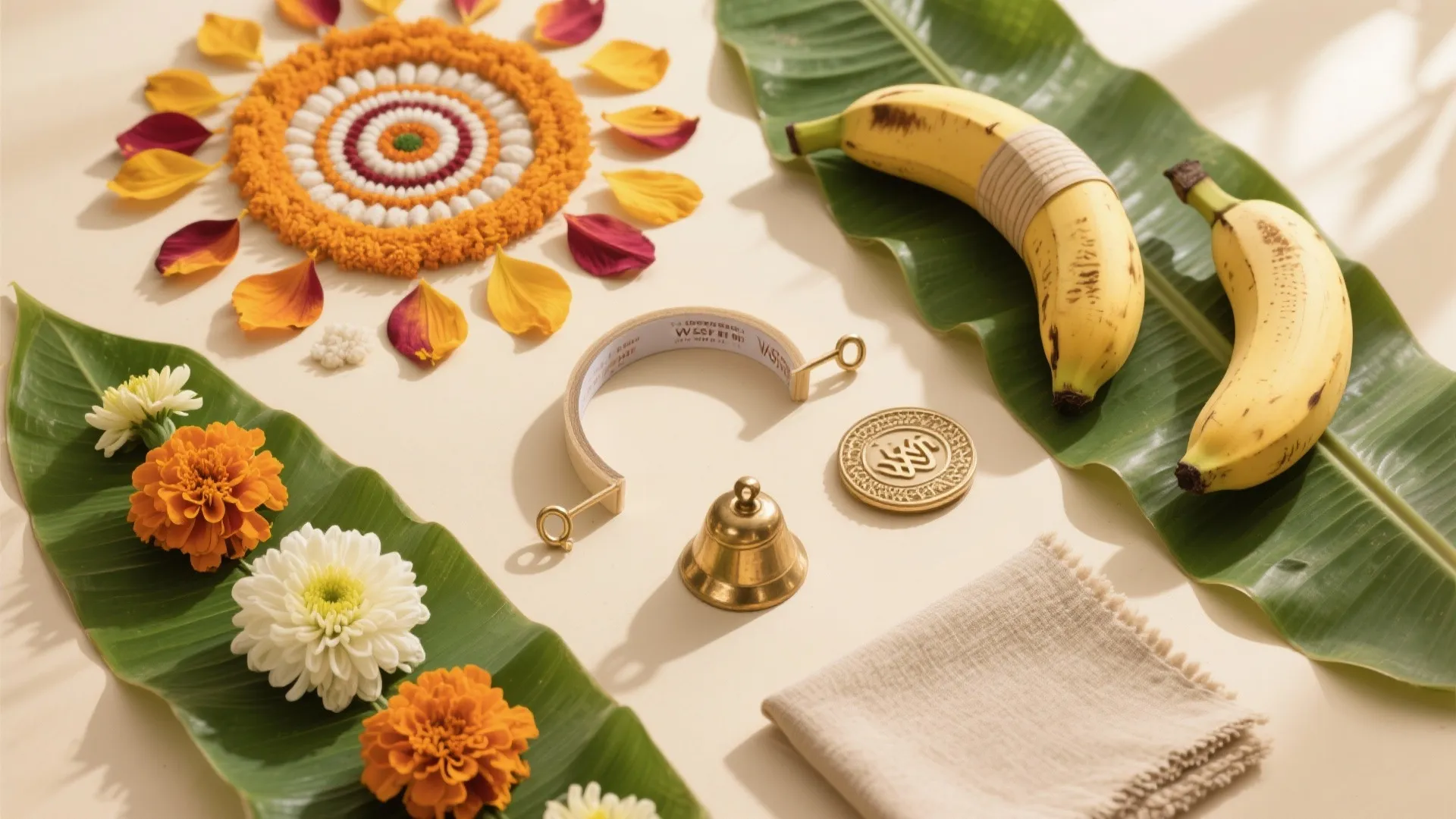 Flower Arches and Eco-Friendly Rangoli