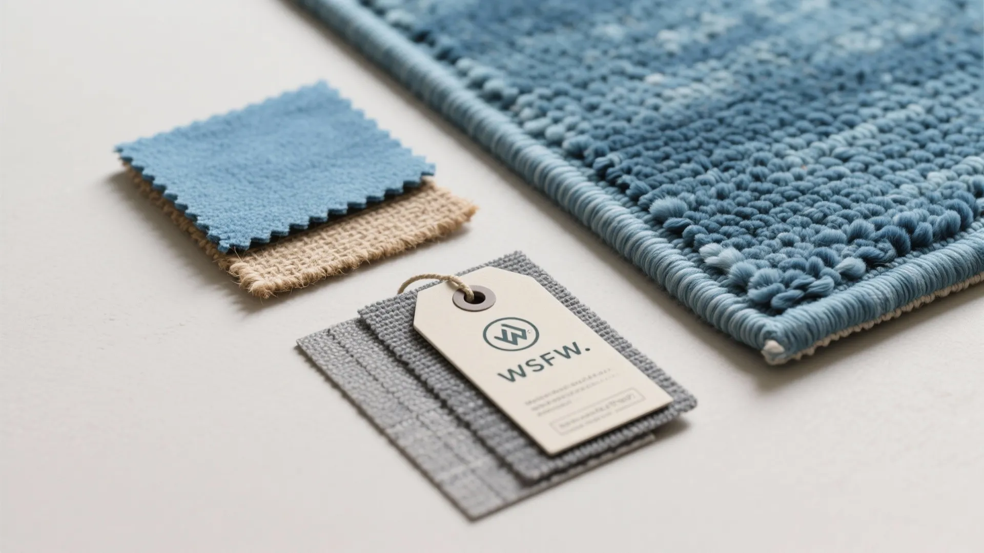 5. Eco-friendly options: recycled blue fibers and natural gray fibers