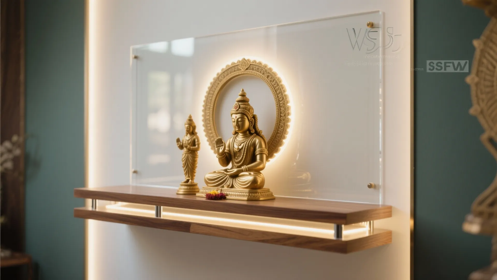 Edge-Lit Acrylic with CNC Overlays for Modern Minimal