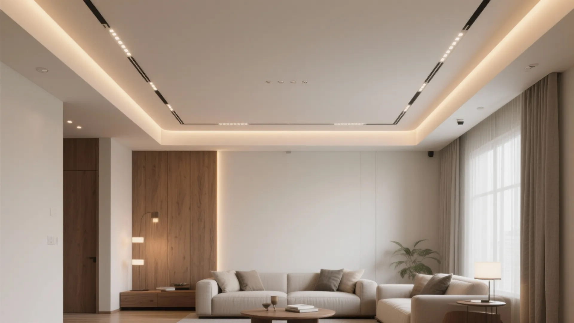 Edge-Lit Cove Perimeter Drop