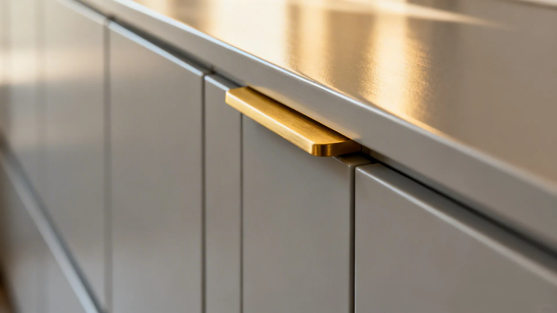 Minimalist storage with concealed hardware