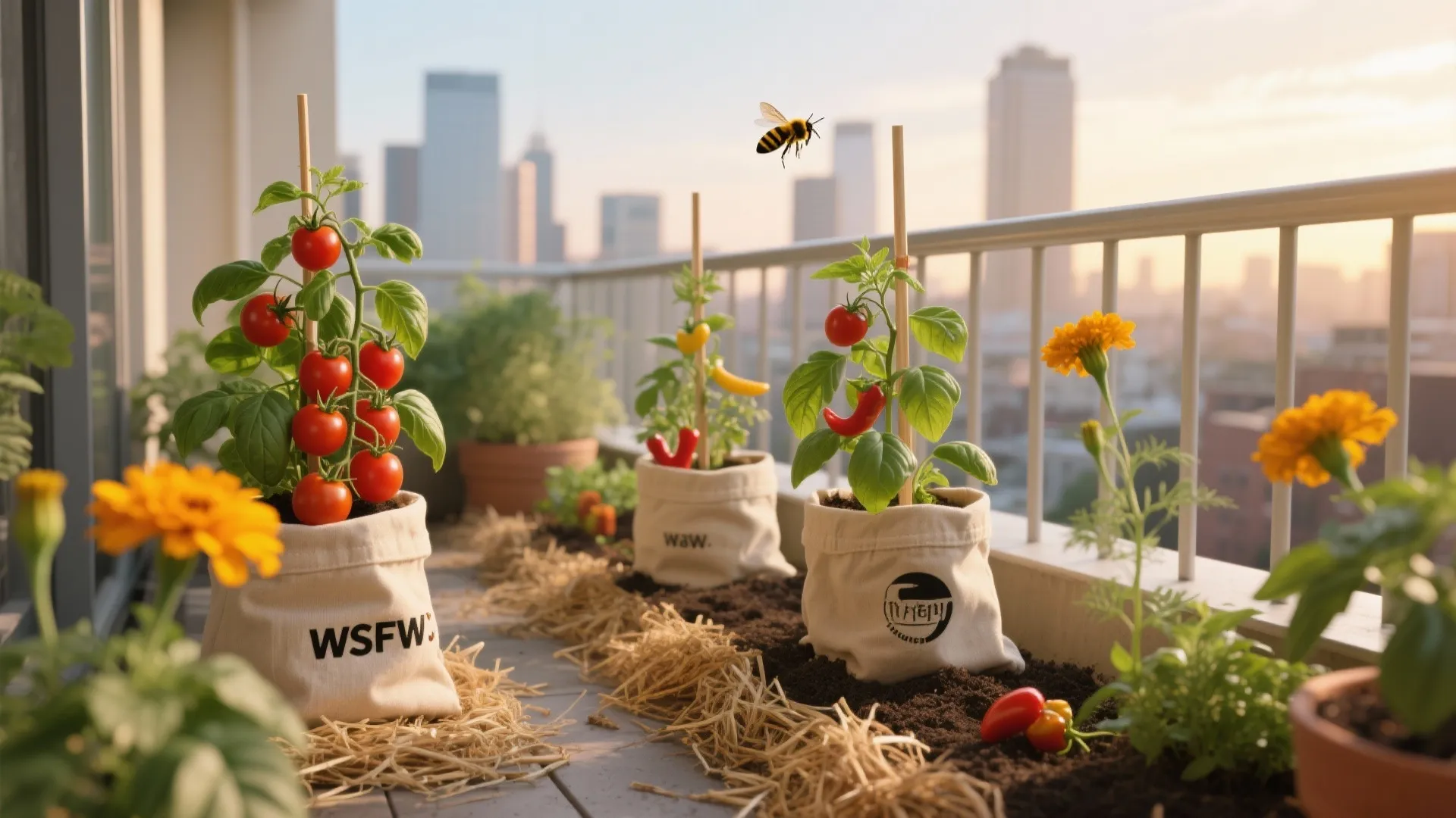 Edible-and-Flower Combo for Pollinators