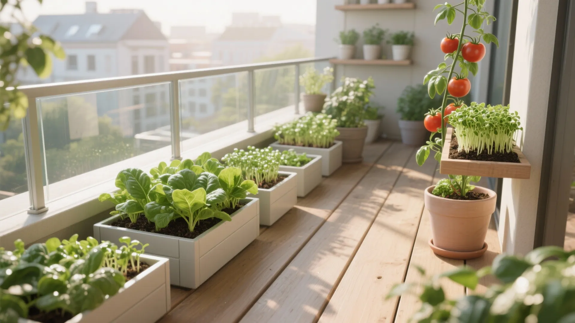 Edible Balcony Boxes and Micro-Greens