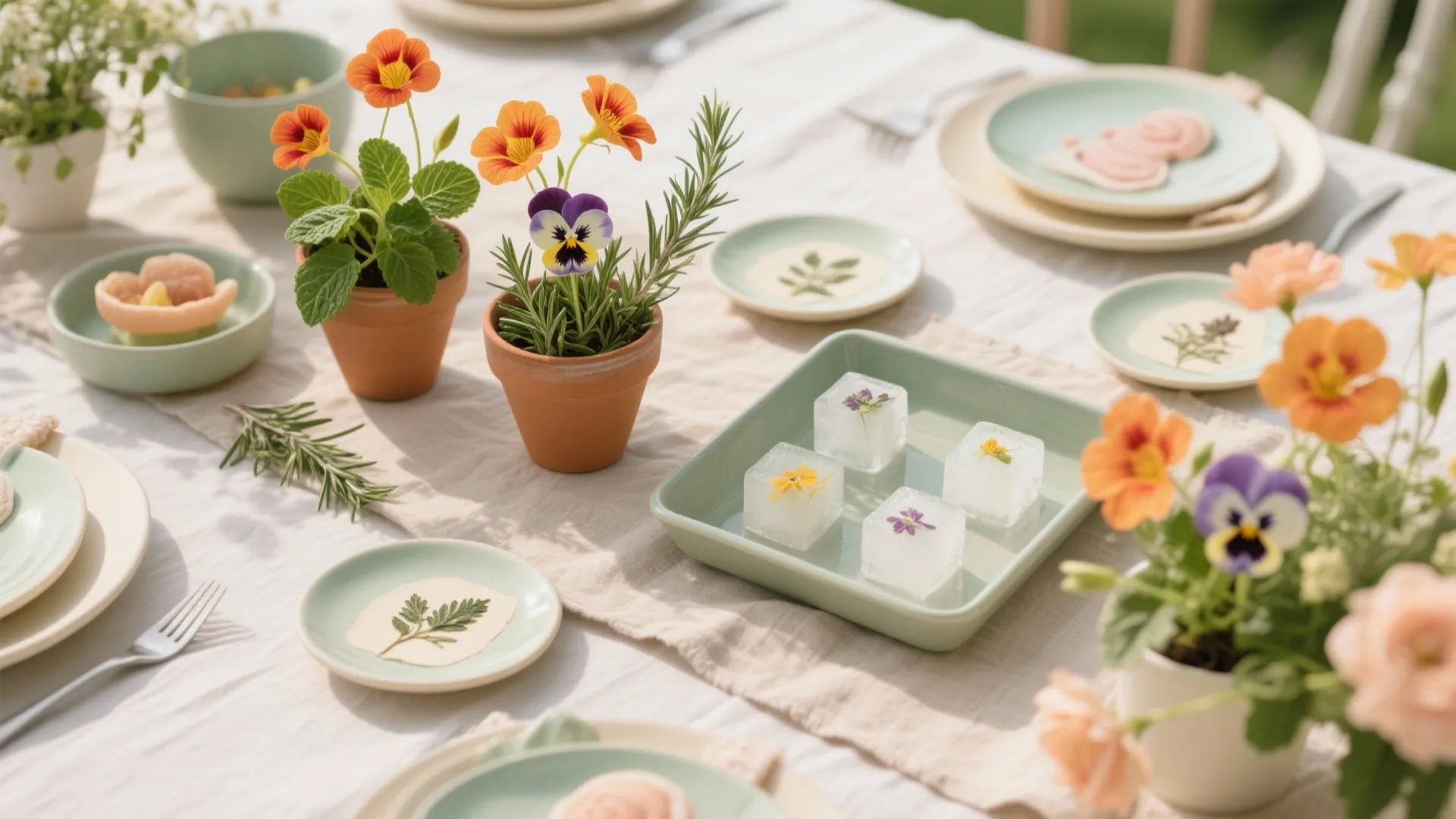 Edible Florals and Tabletop Botanicals