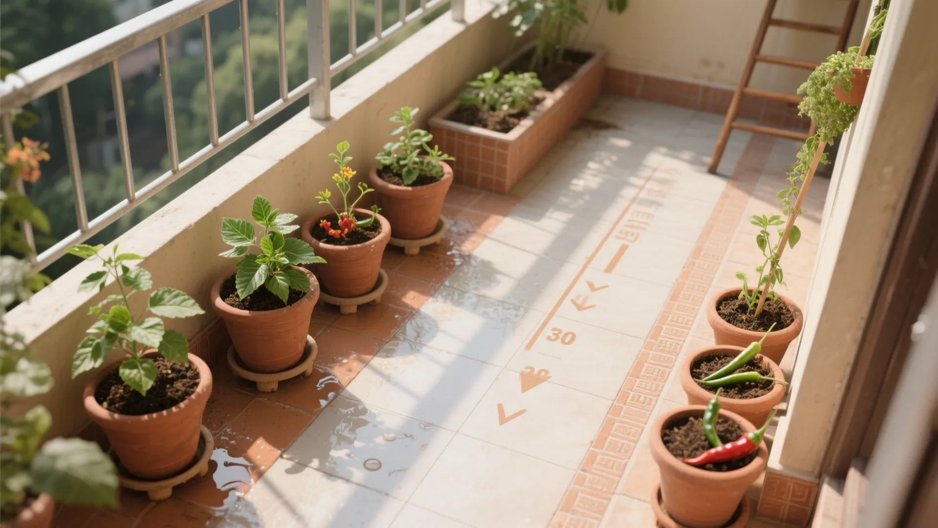 Edible Balcony Staples: Curry Leaf, Tulsi, and Chili