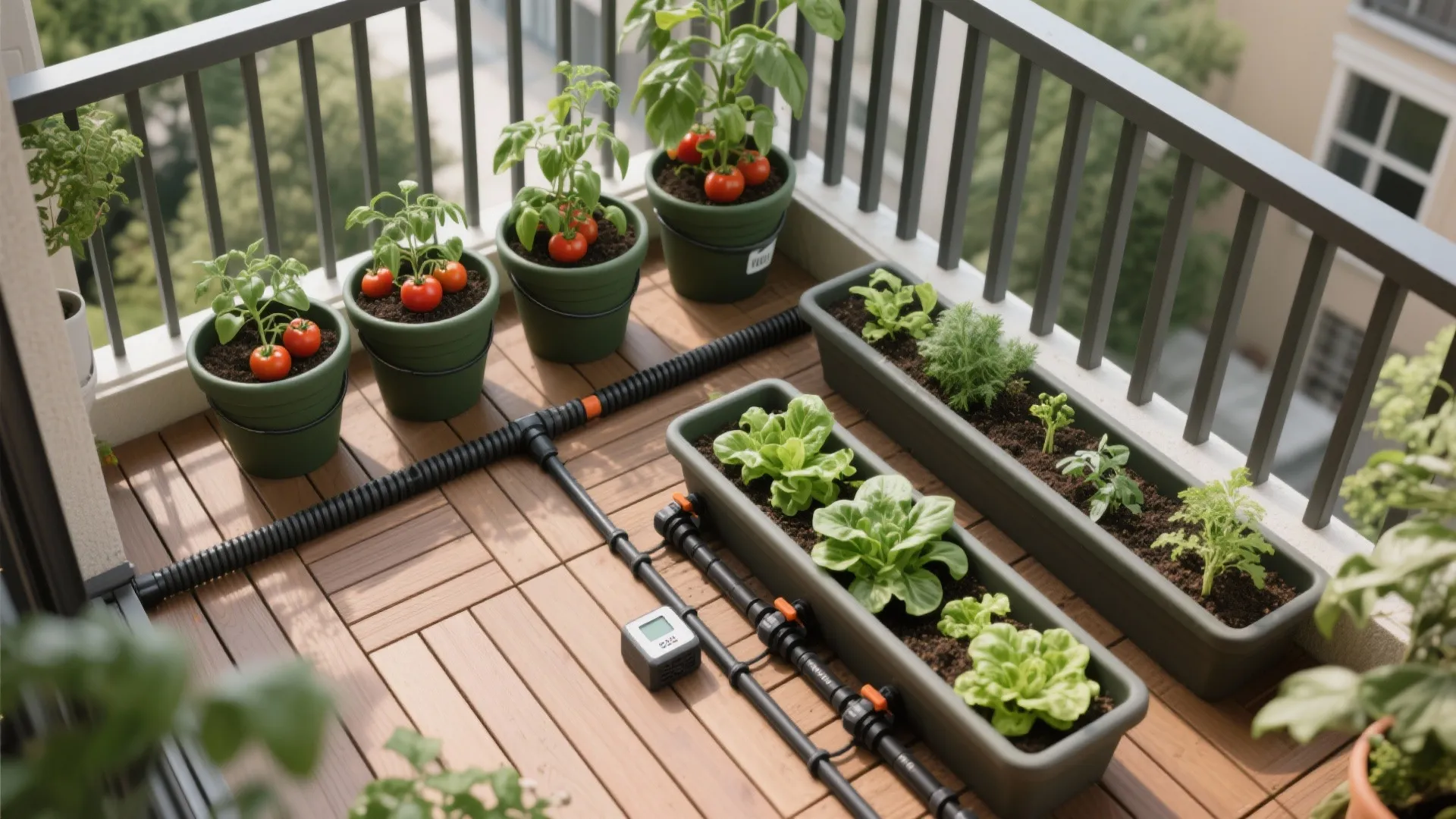 Edible Micro-Garden: Herbs, Greens, and Dwarf Veg