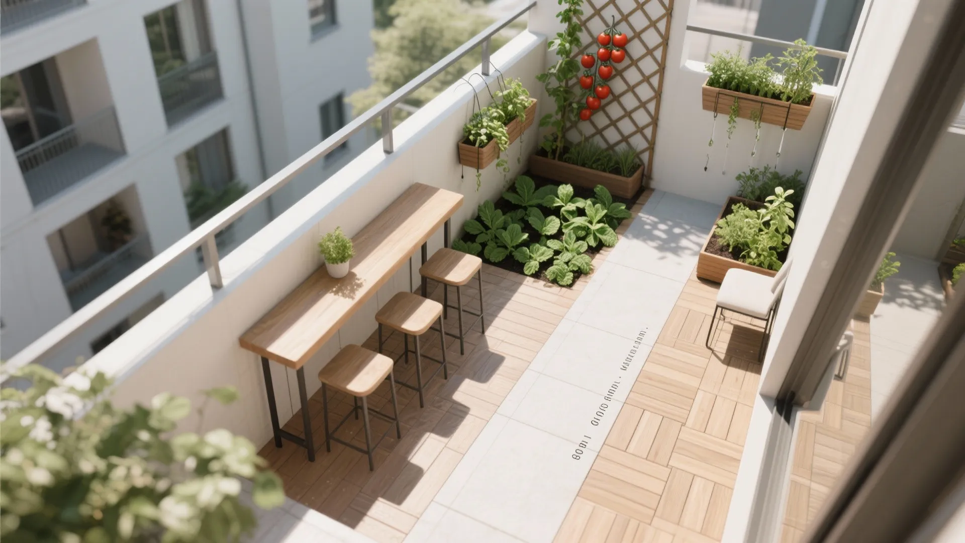 Edible Balcony Zoning