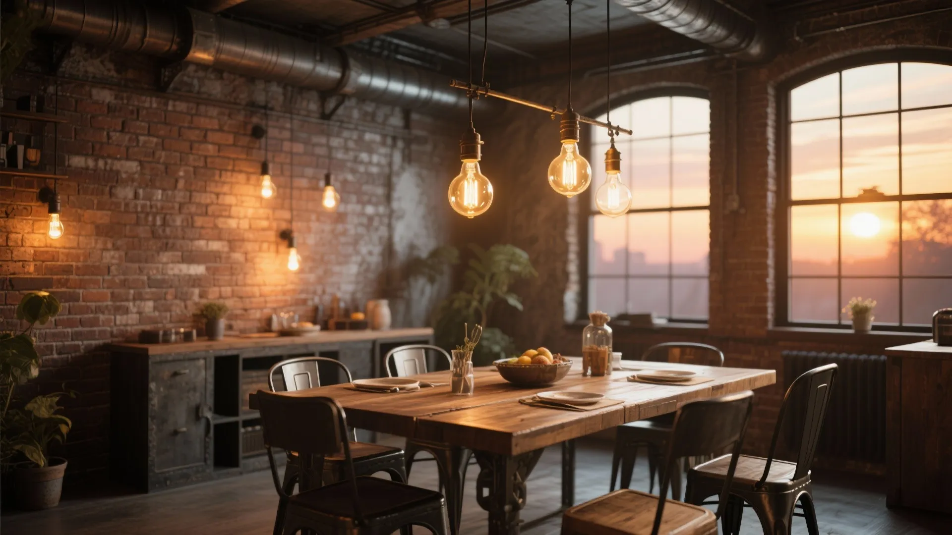 4. Industrial Chic Edison Bulbs