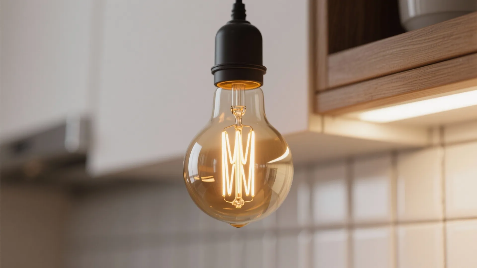 Warm Edison Bulbs for a Cozy Prep Zone
