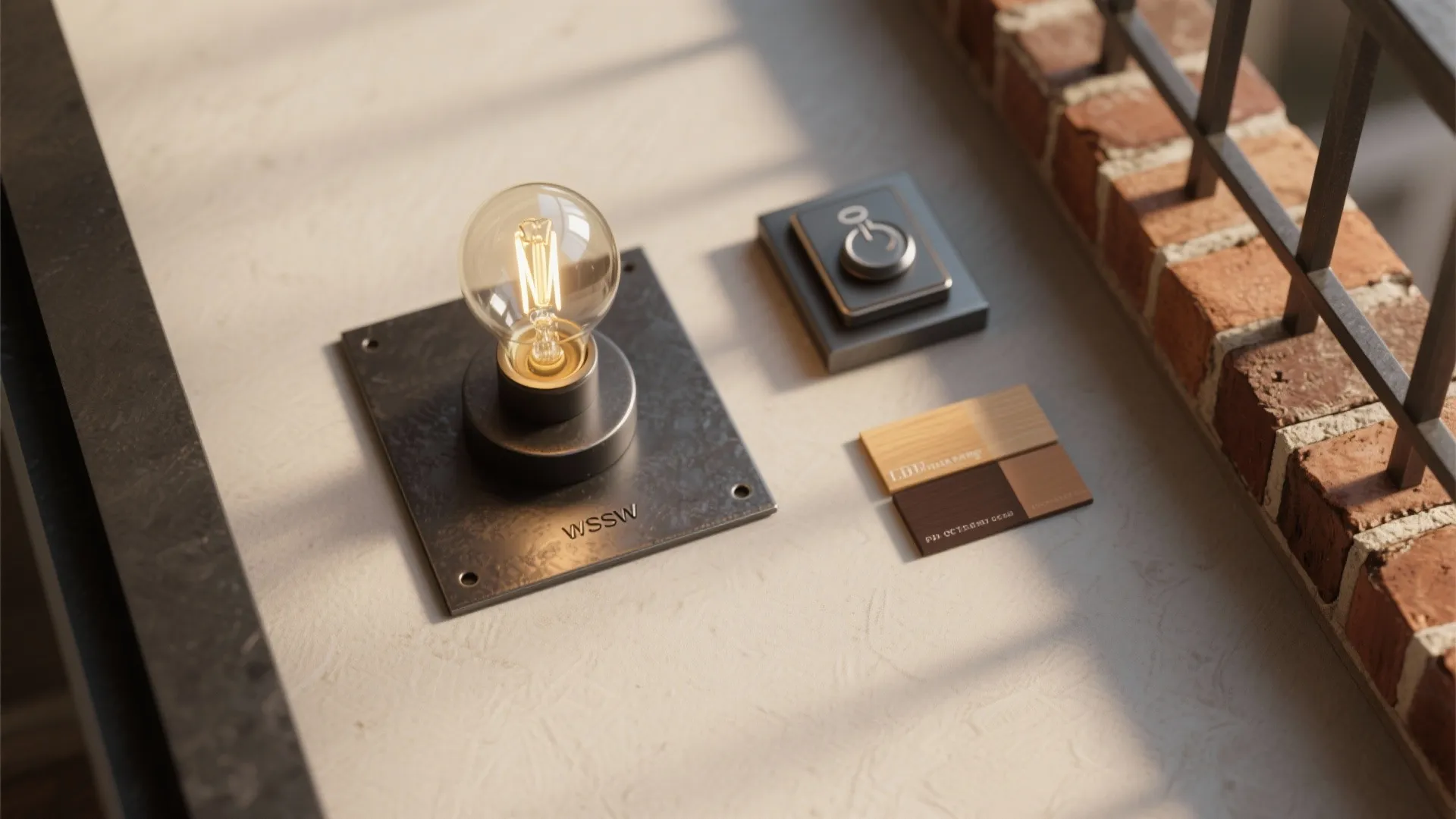 4. Edison Bulb Sconces with Dark Metal Finish