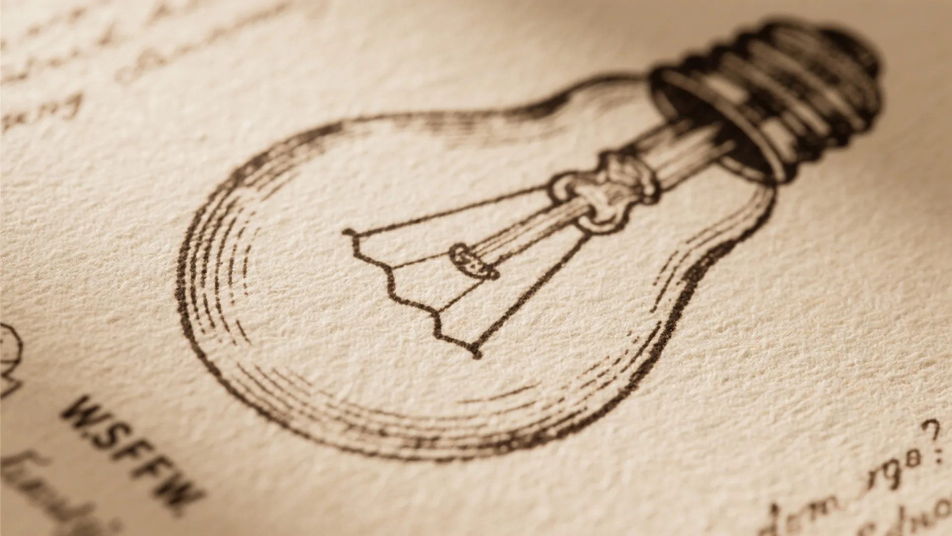 Vintage Edison sketch patterns for character-rich spaces