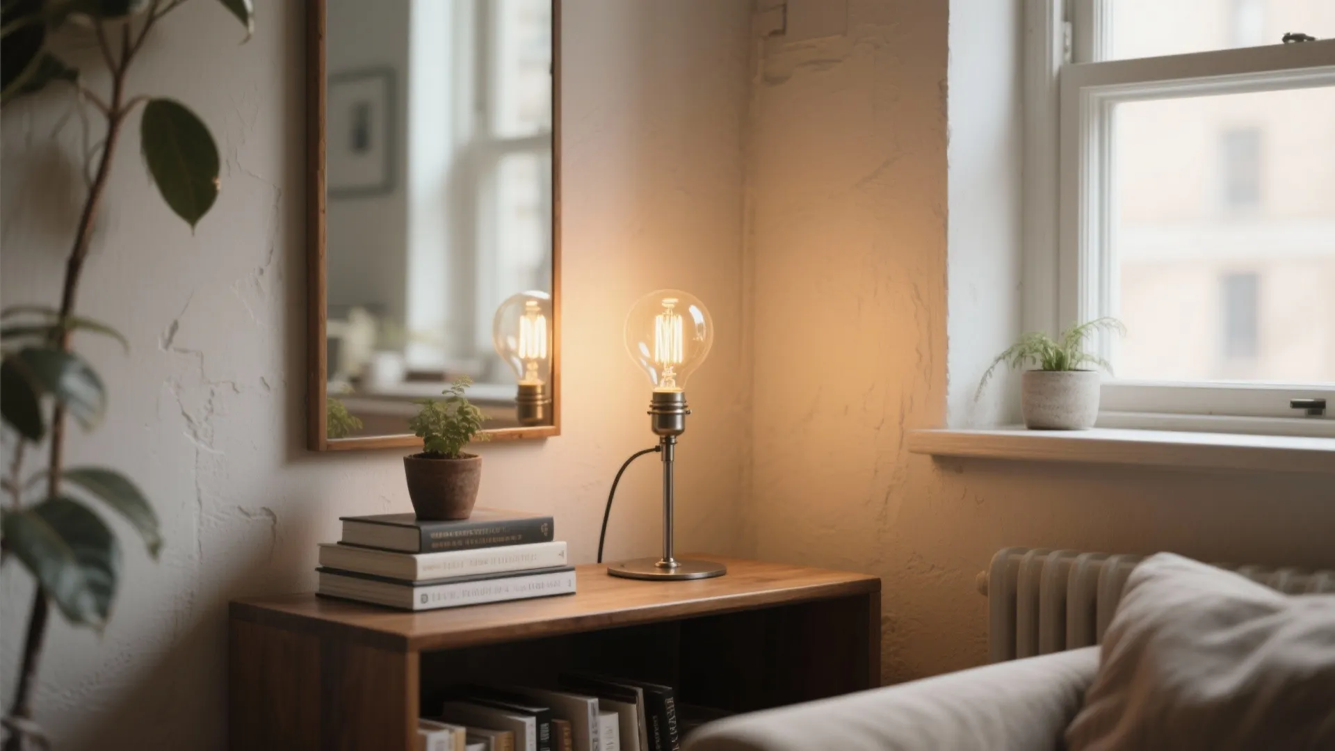 5 Edison Light Bulb Table Lamp Ideas: Creative small-space Edison light bulb table lamp designs I’ve used to brighten tiny rooms