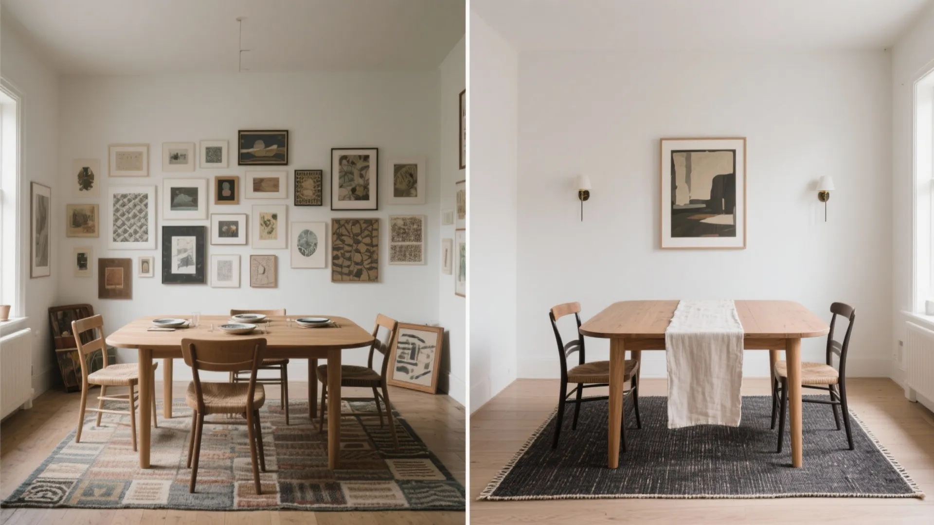 Edit to essentials: textiles, art scale, and symmetry