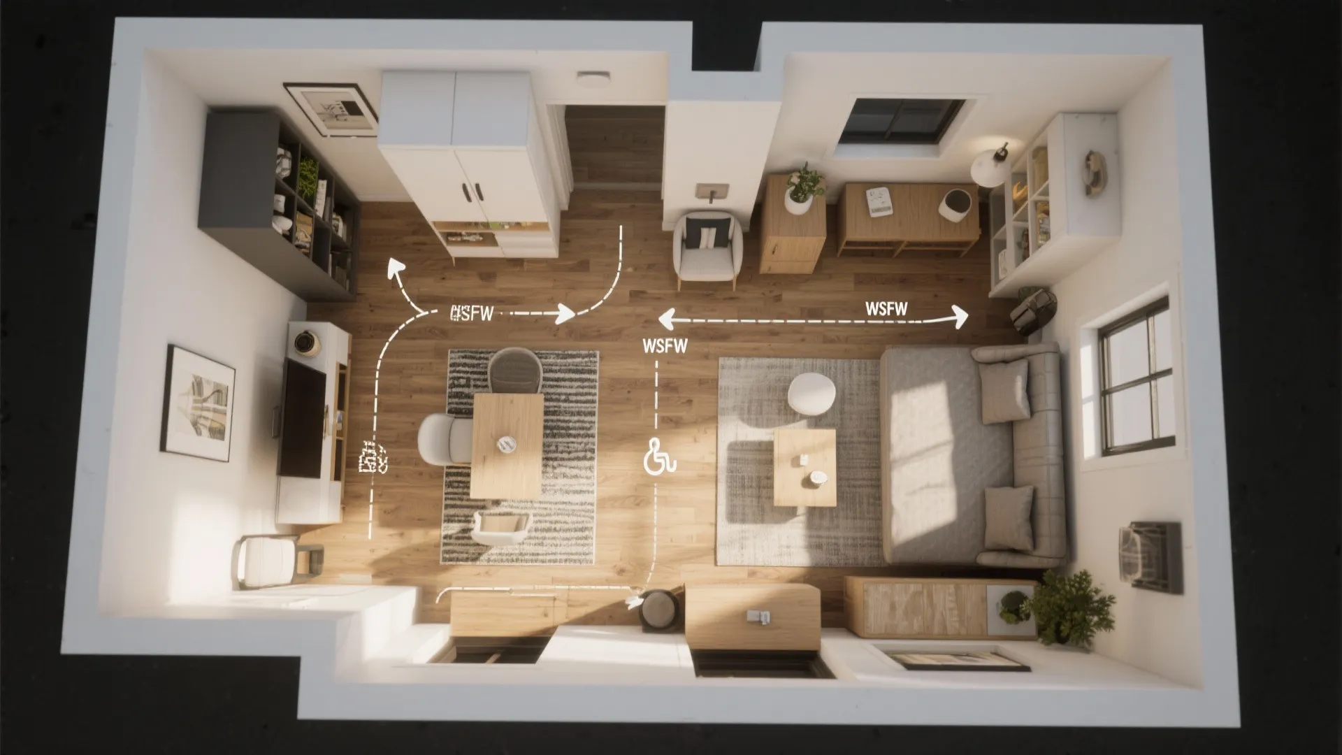 Inspiration 5: Keep circulation efficient and flexible