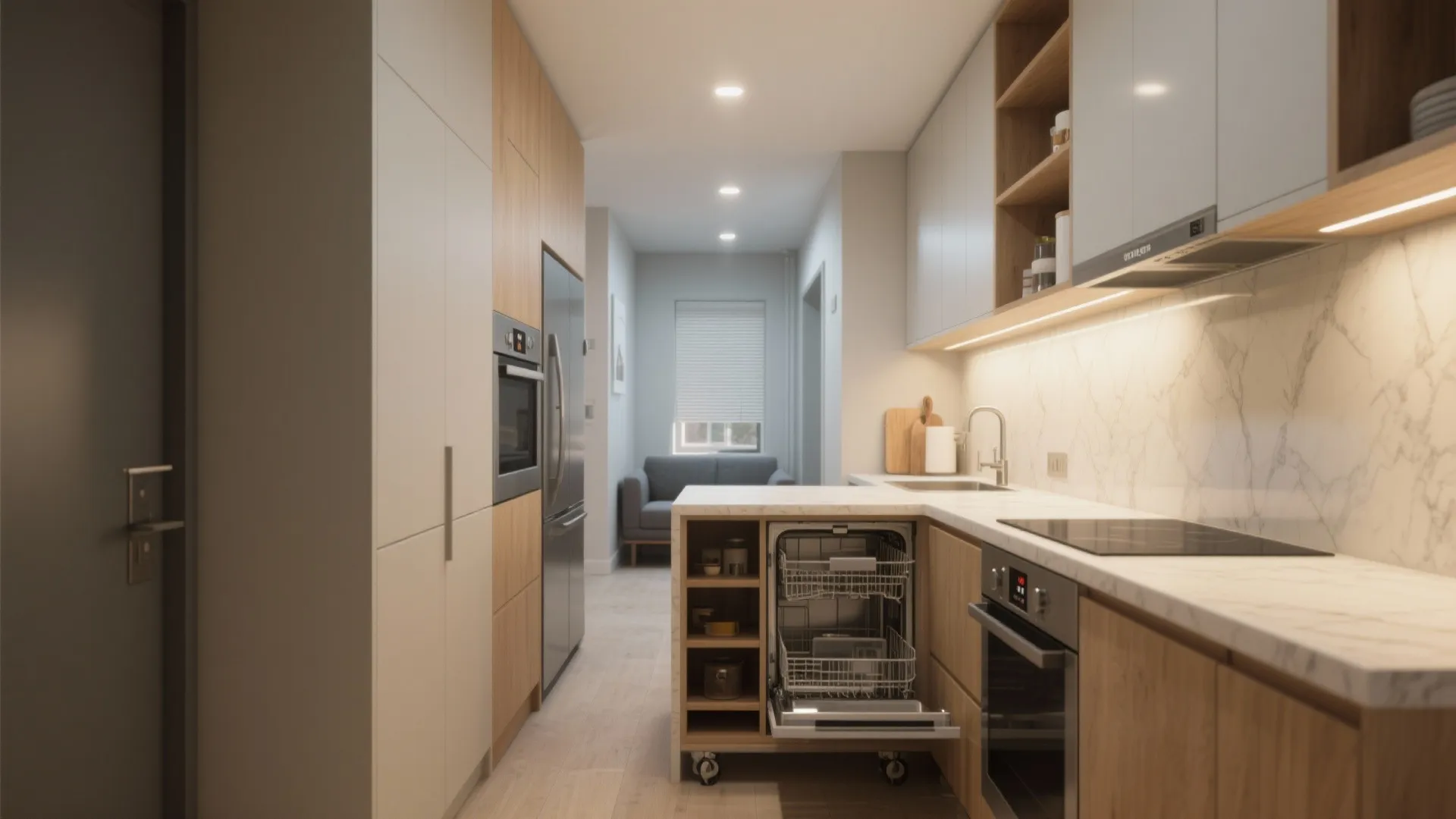 3. Kitchen efficiency: tiny but mighty