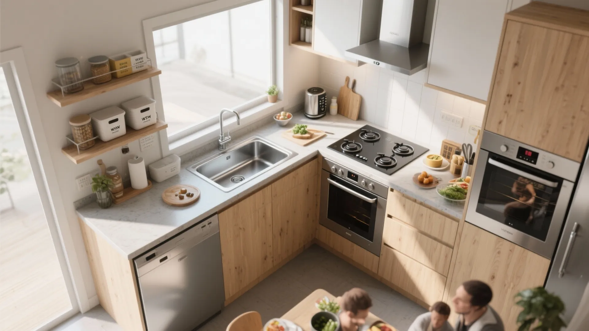 5. Streamline the kitchen for group stays