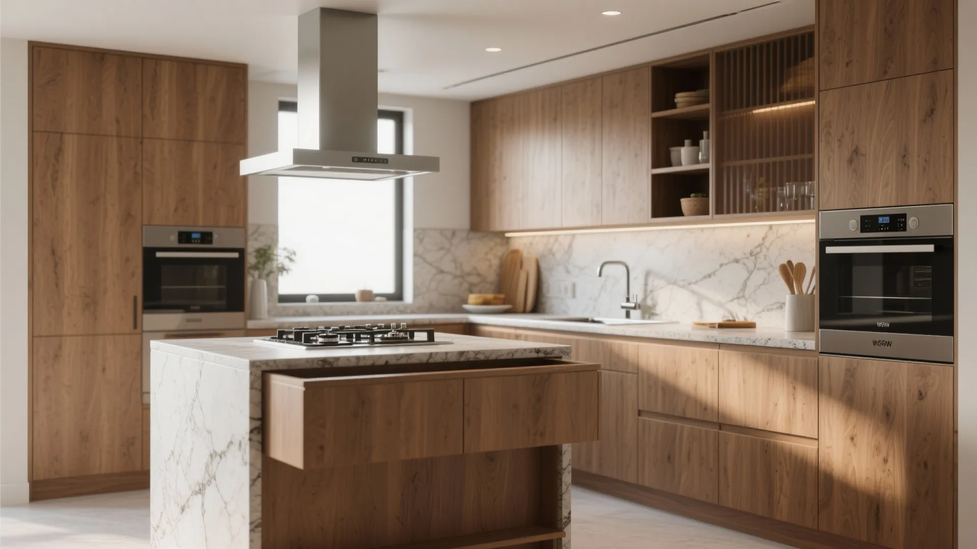 4. Kitchen at the heart with efficient workflow