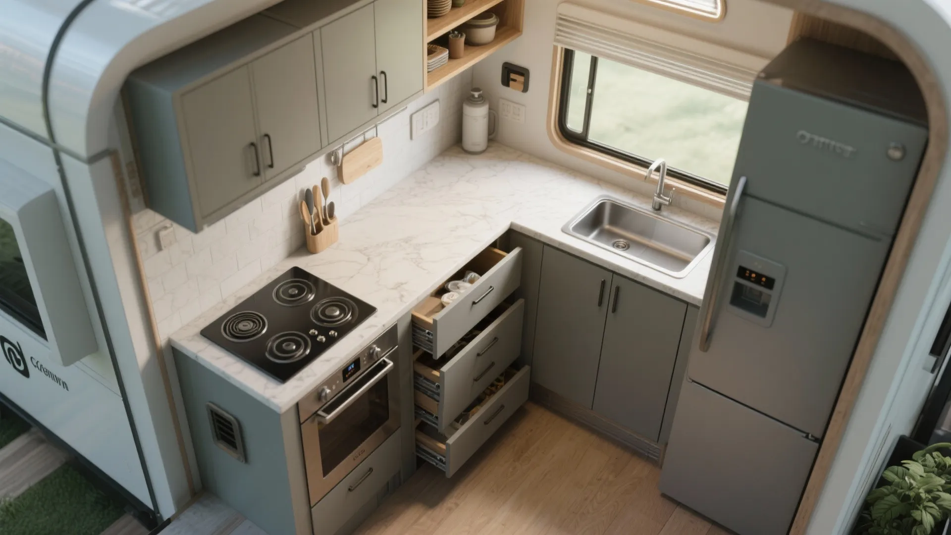 3. Efficient kitchen layout