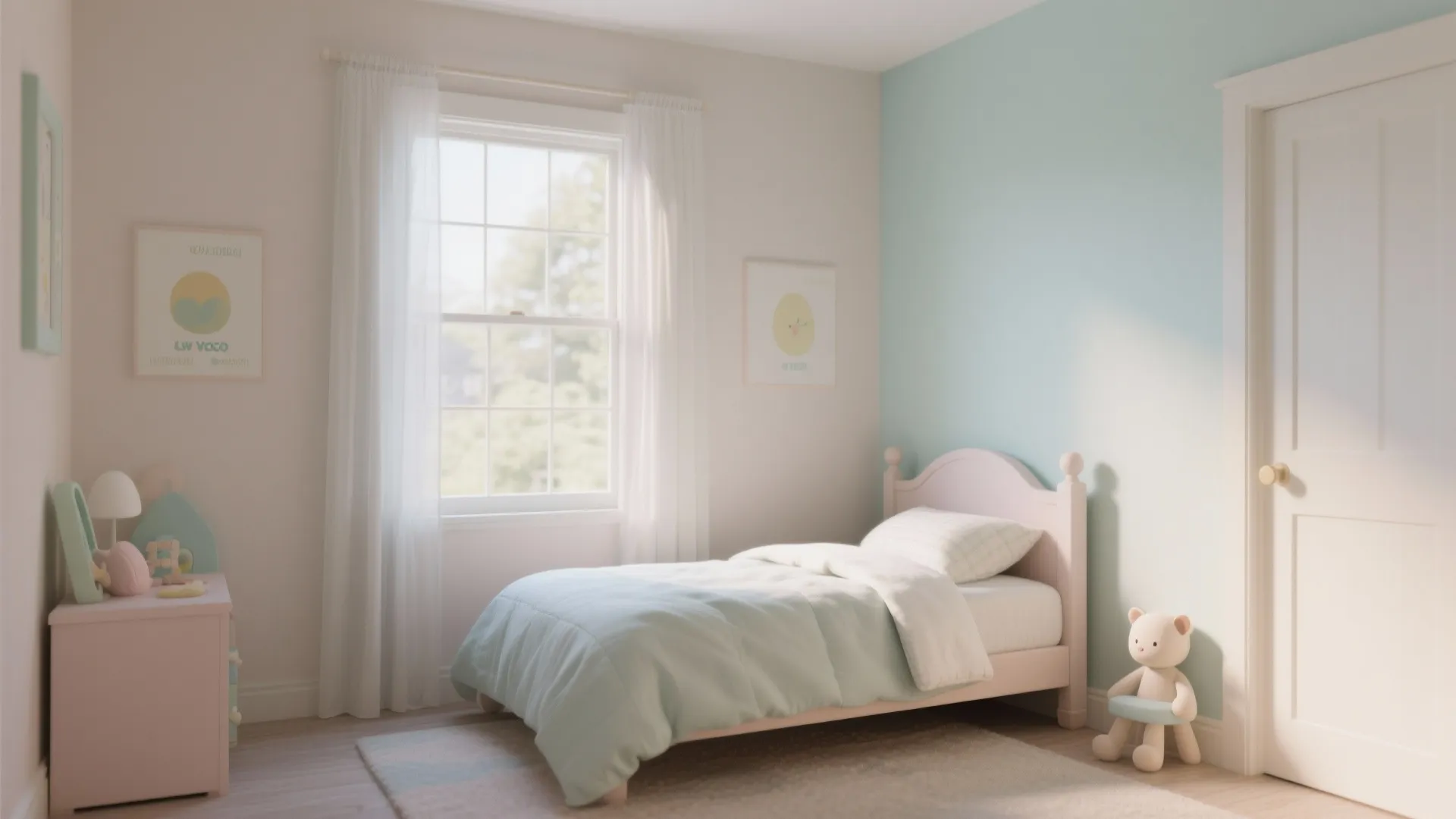 2. Choose low-VOC eggshells for bedrooms and kids’ rooms