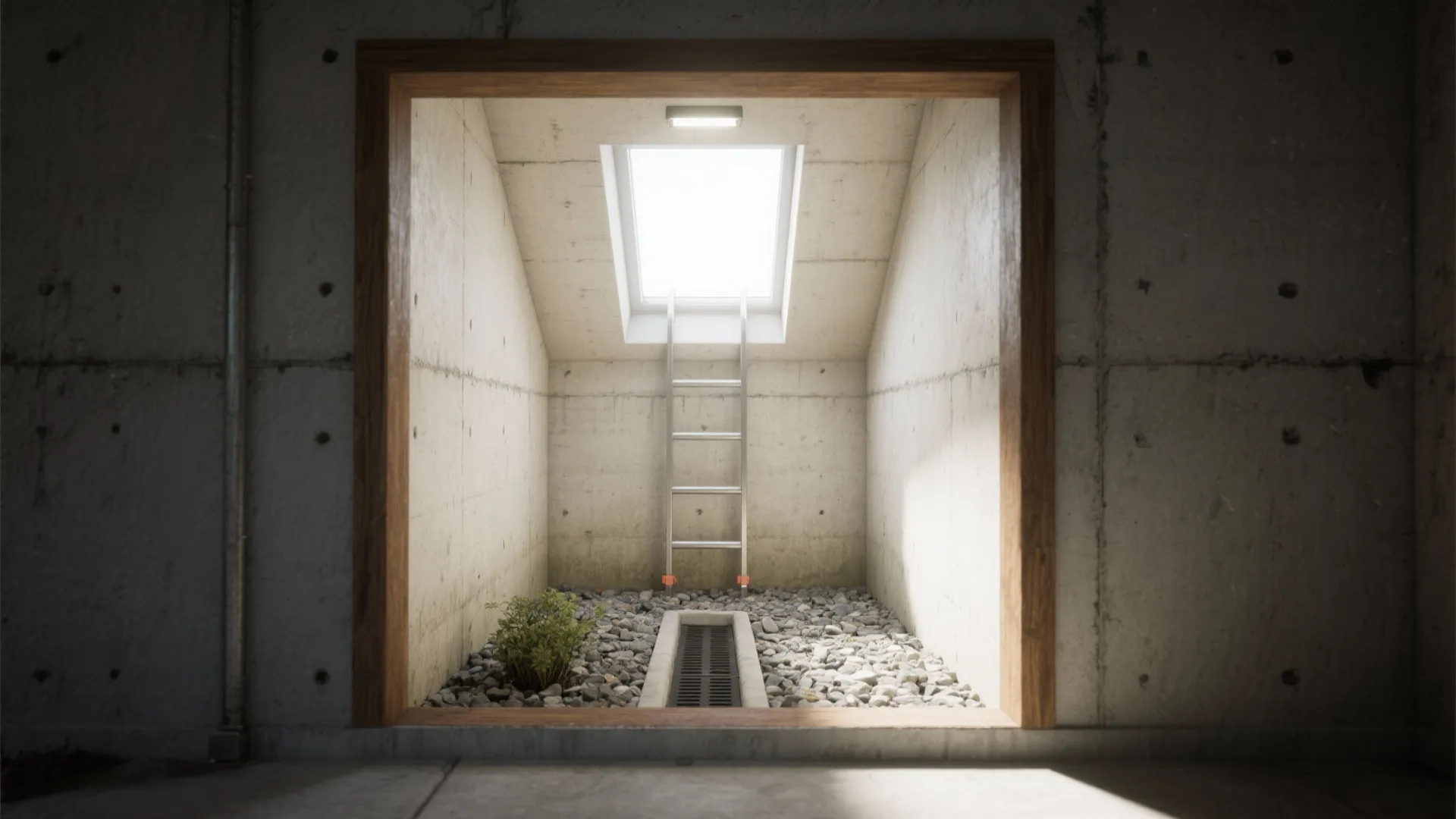 1. Carve in a Light Well and Egress Window