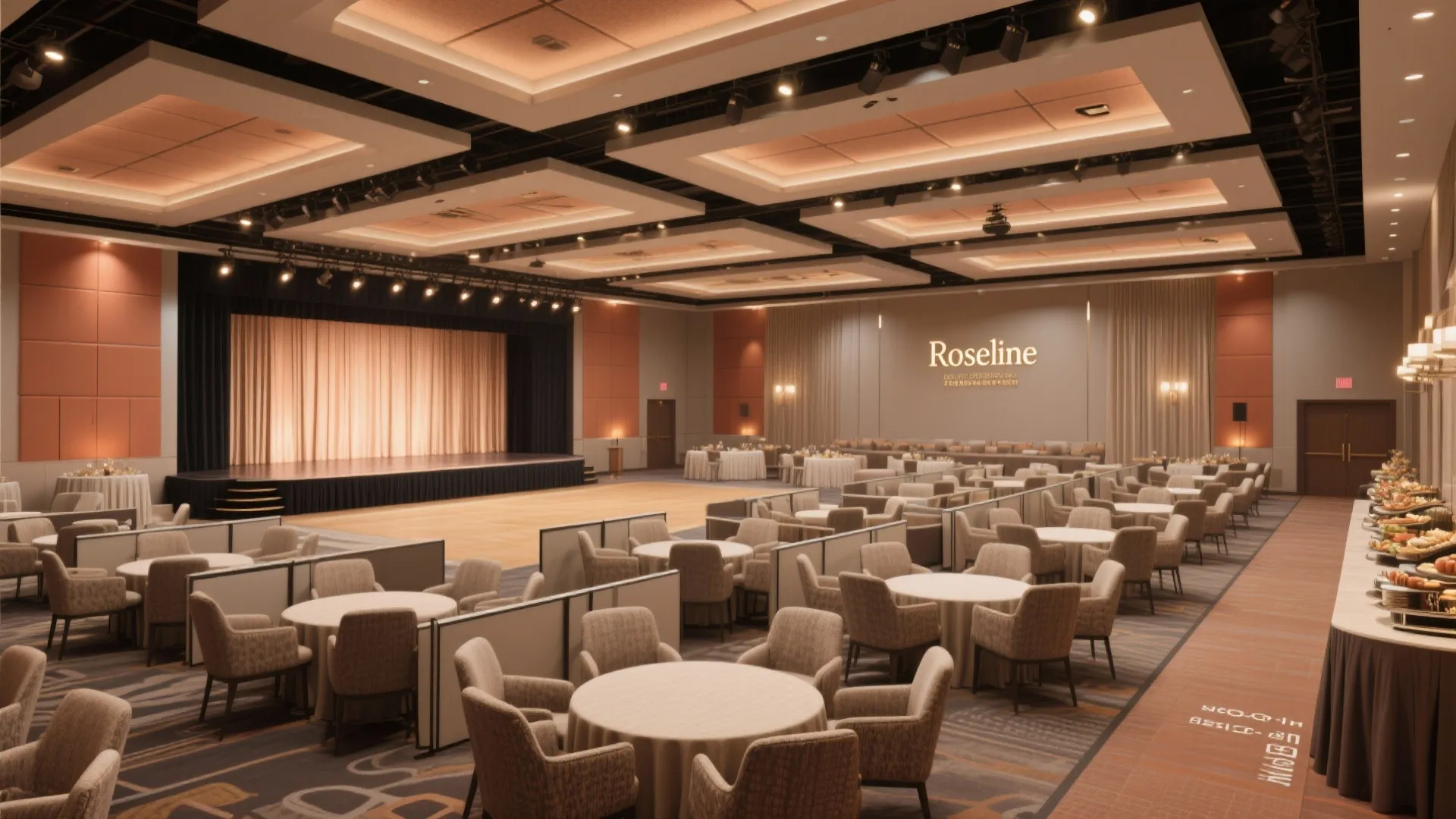 Roseline Banquet Hall Design: Transform Any Event Space: 1 Minute to Discover Time-Saving Roseline Banquet Hall Design Tips