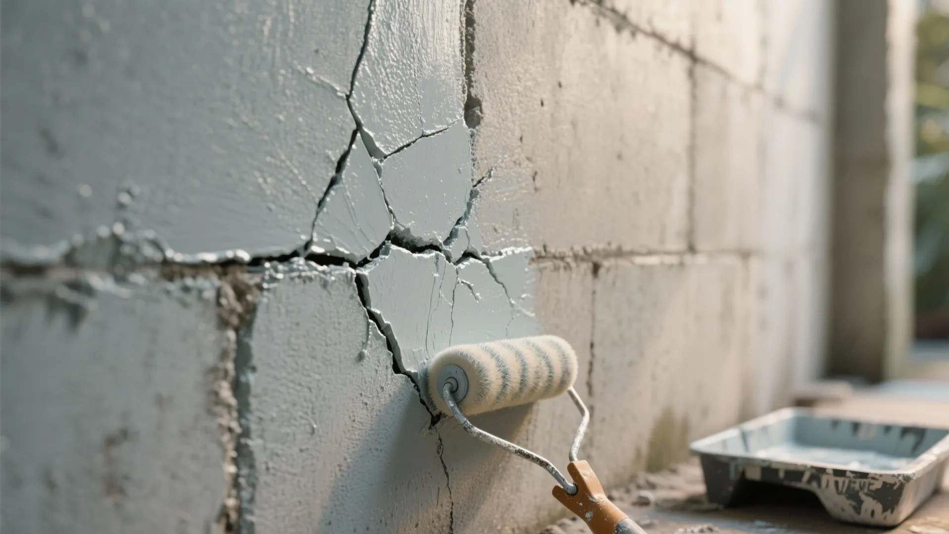 2. Elastomeric Masonry Paint — Flexible and forgiving