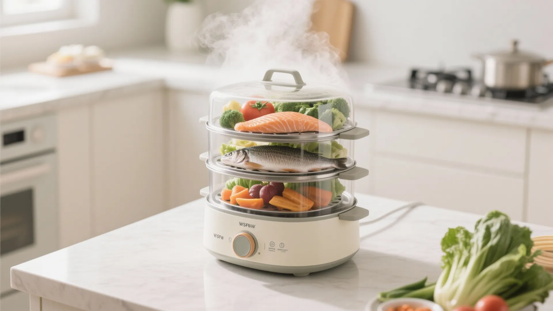 9. Electric Food Steamer