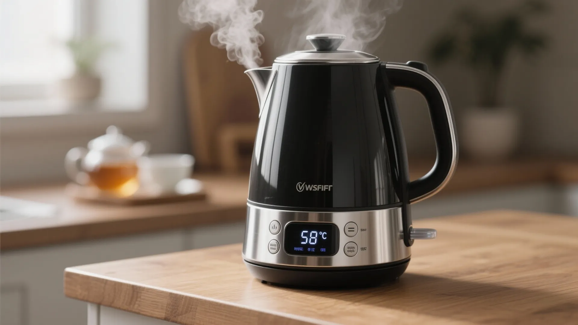 6. Electric Kettle with Temperature Control