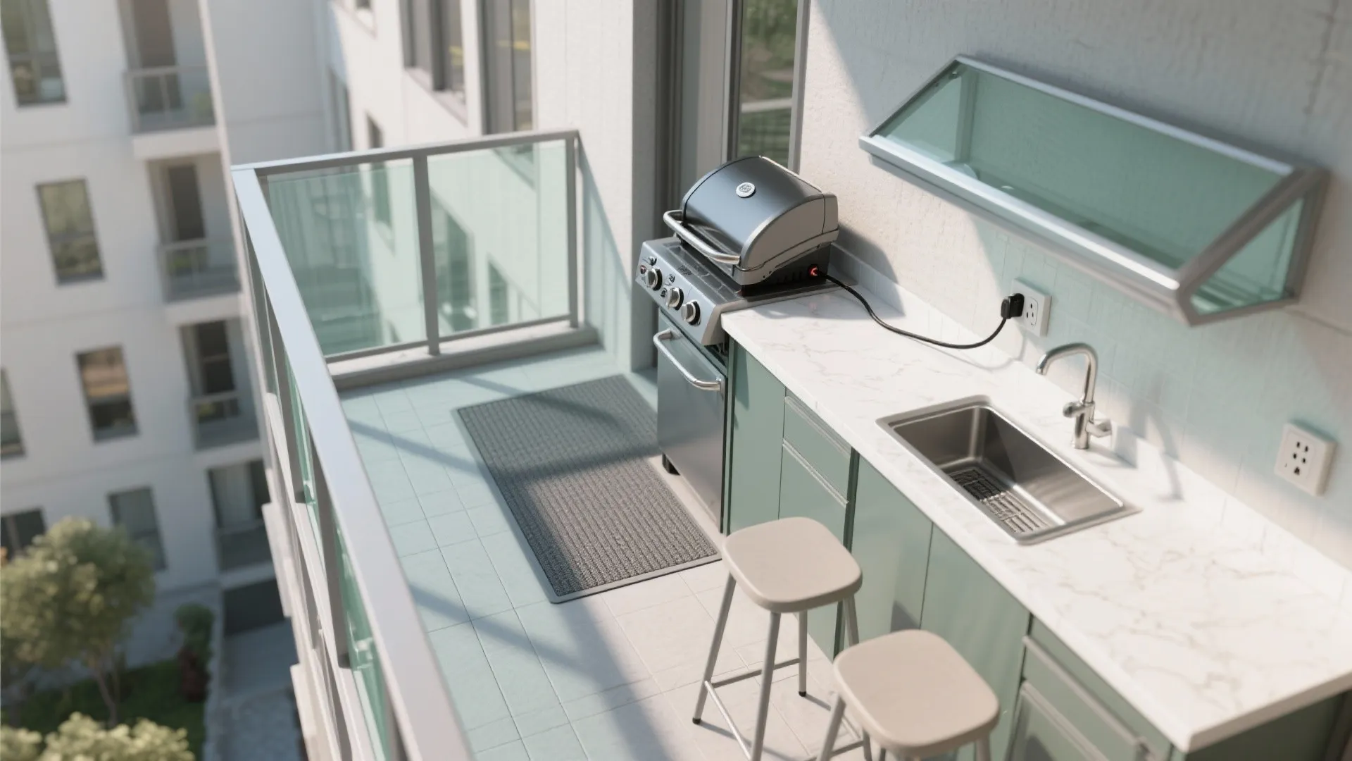 Electric or Infrared Grill for Low-Smoke, Code-Friendly Cooking