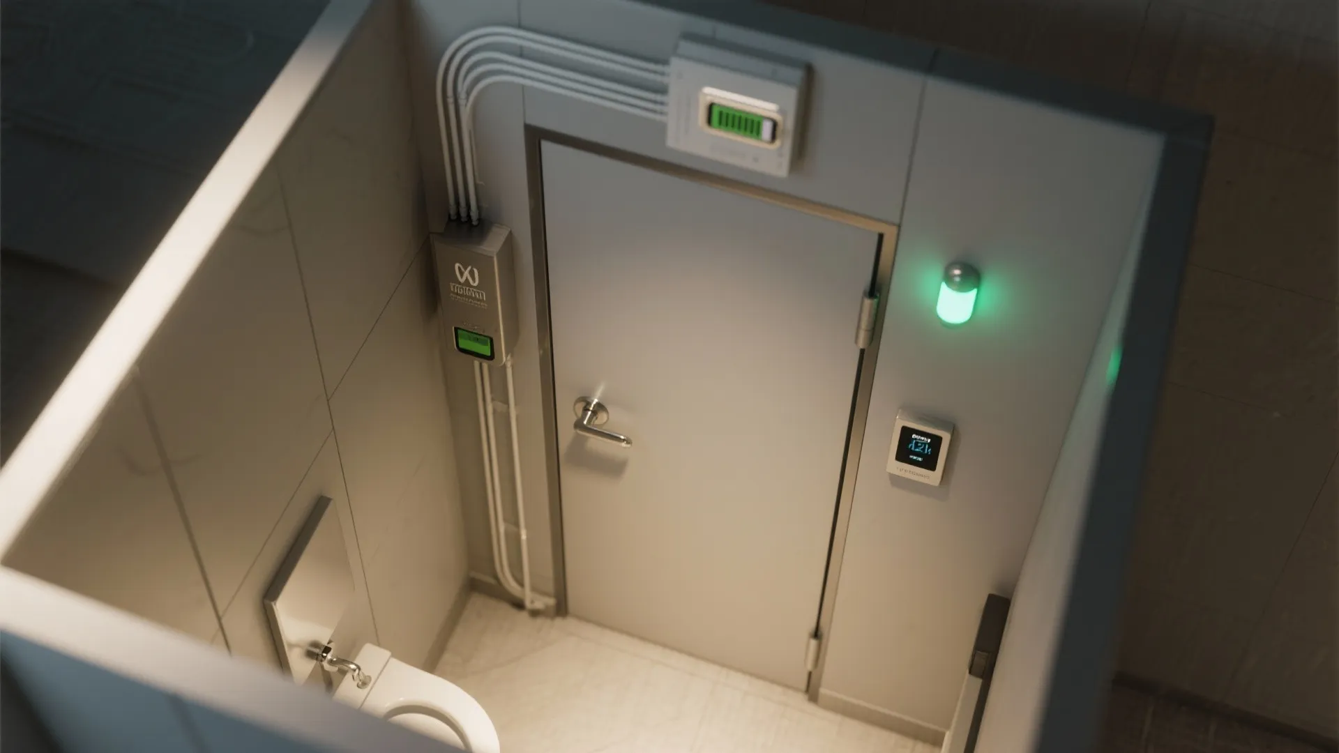 4. Electronic bolt with occupancy sensor