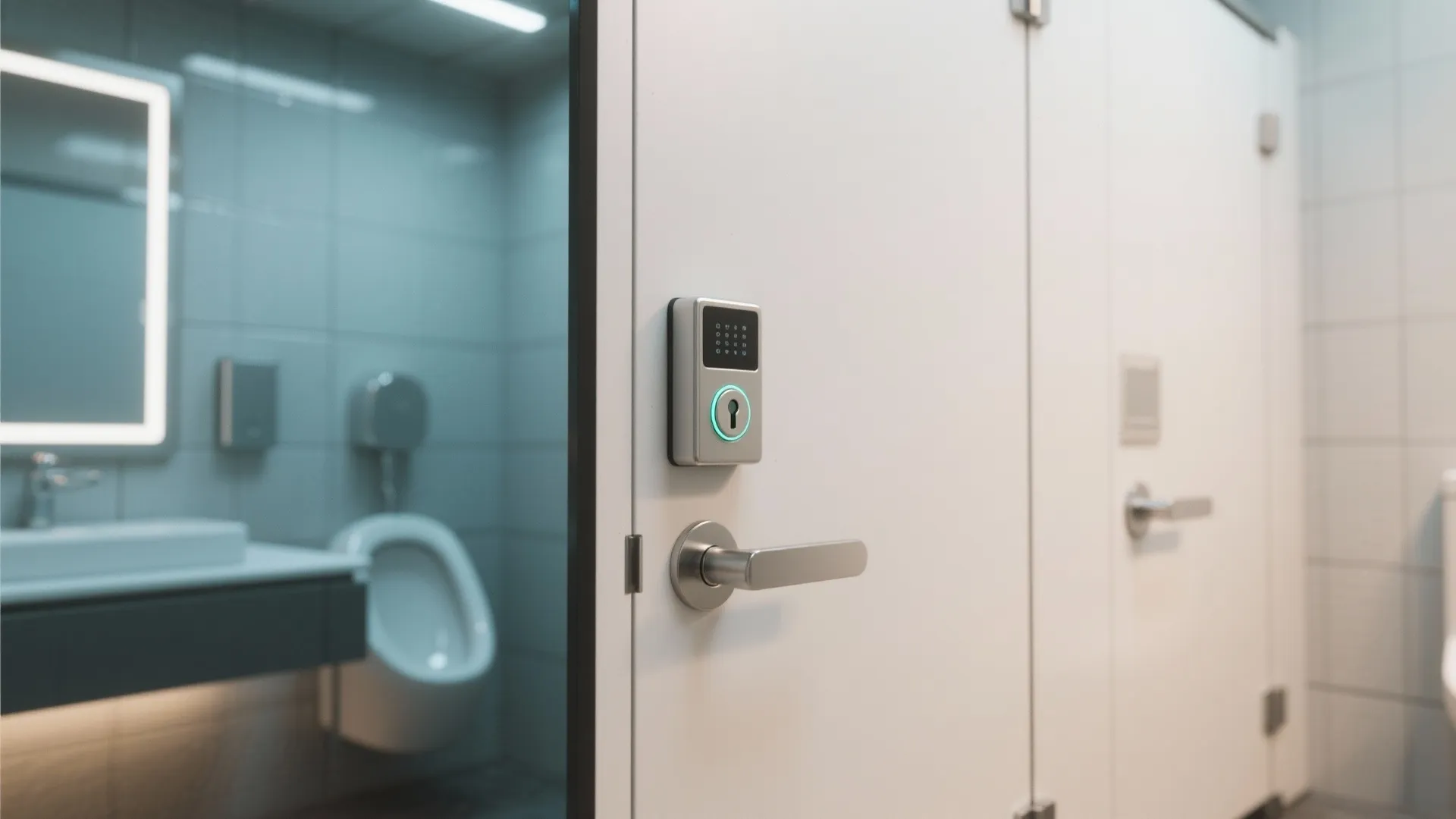 5. Electronic Push-to-Lock Latch