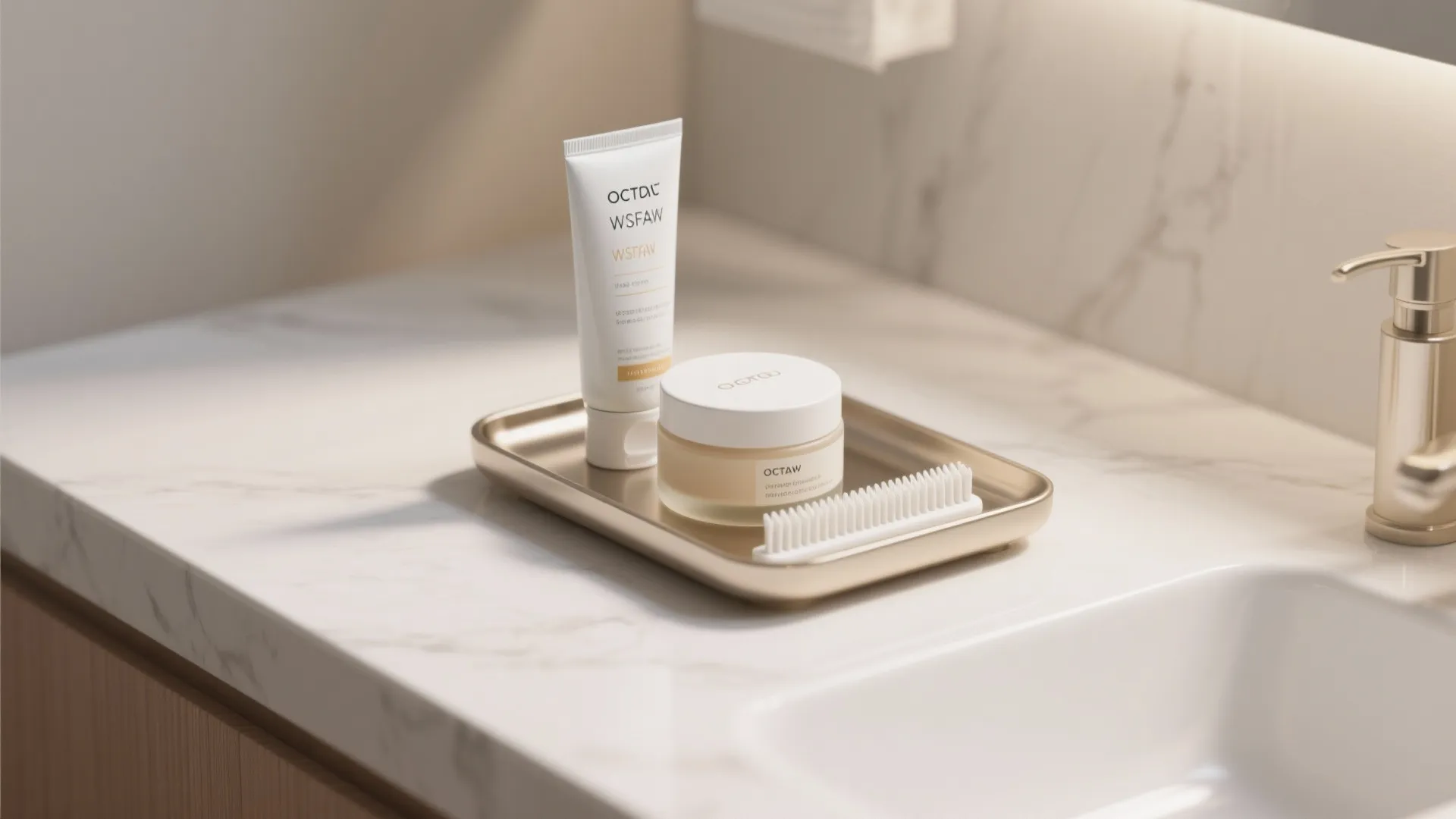 8. Elegant Tray for Daily Essentials