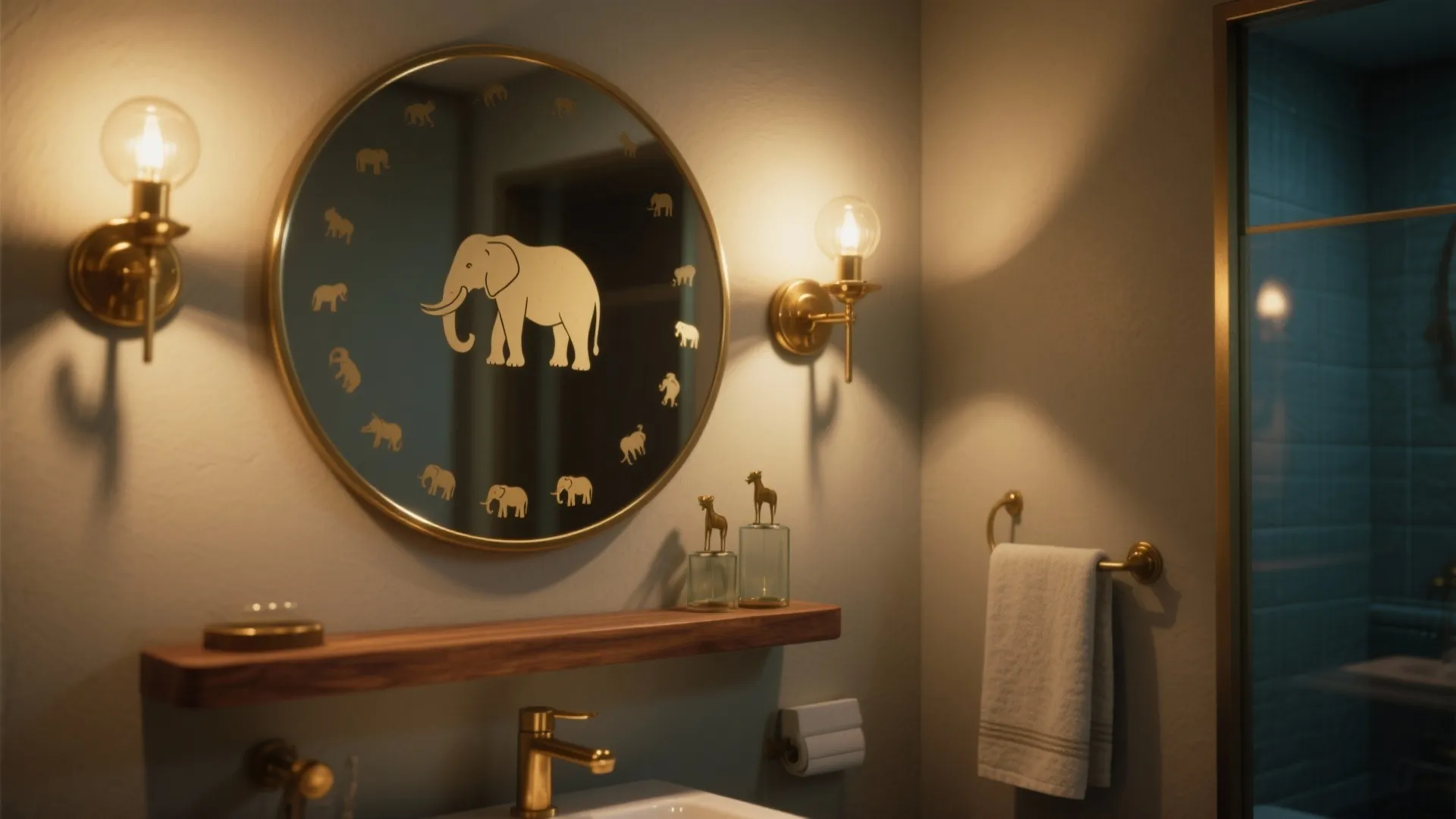 Elephant Storytelling with Lighting and Mirrors