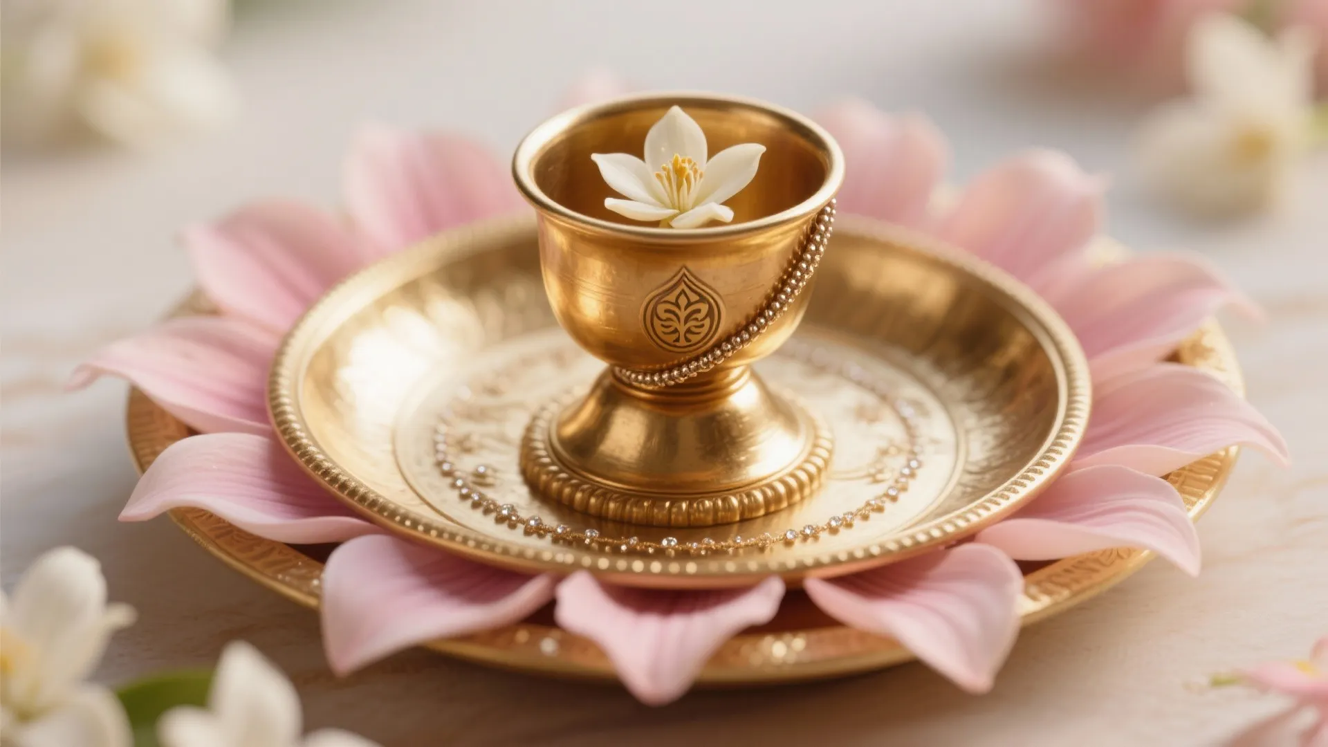 Compact Thali with an Elevated Focal Point