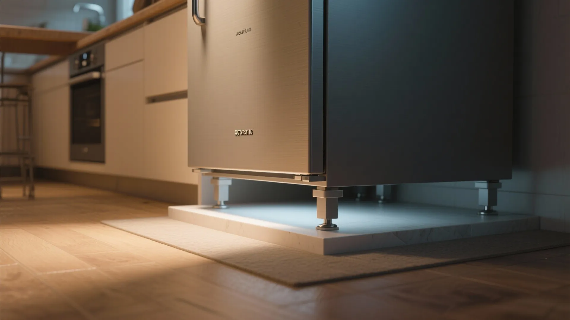 3. Elevate and anchor movable appliances