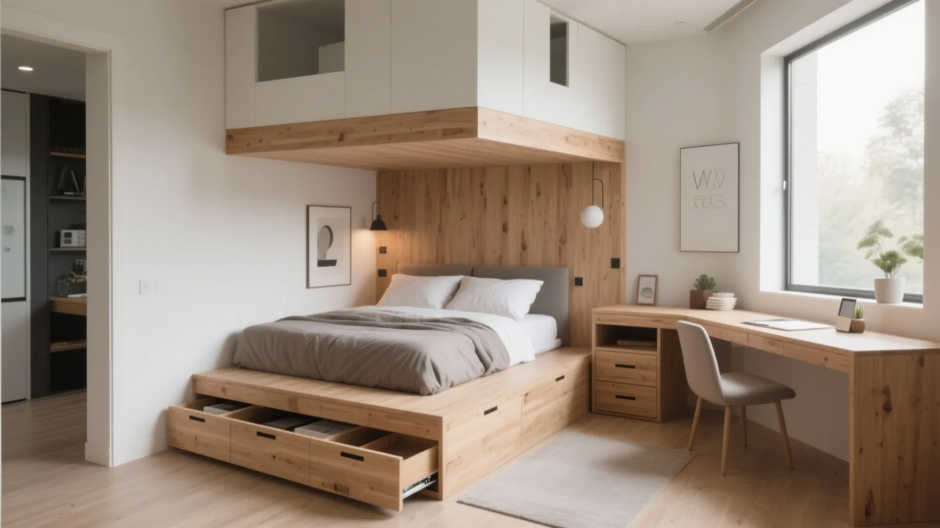 8. Elevated Bed Platform