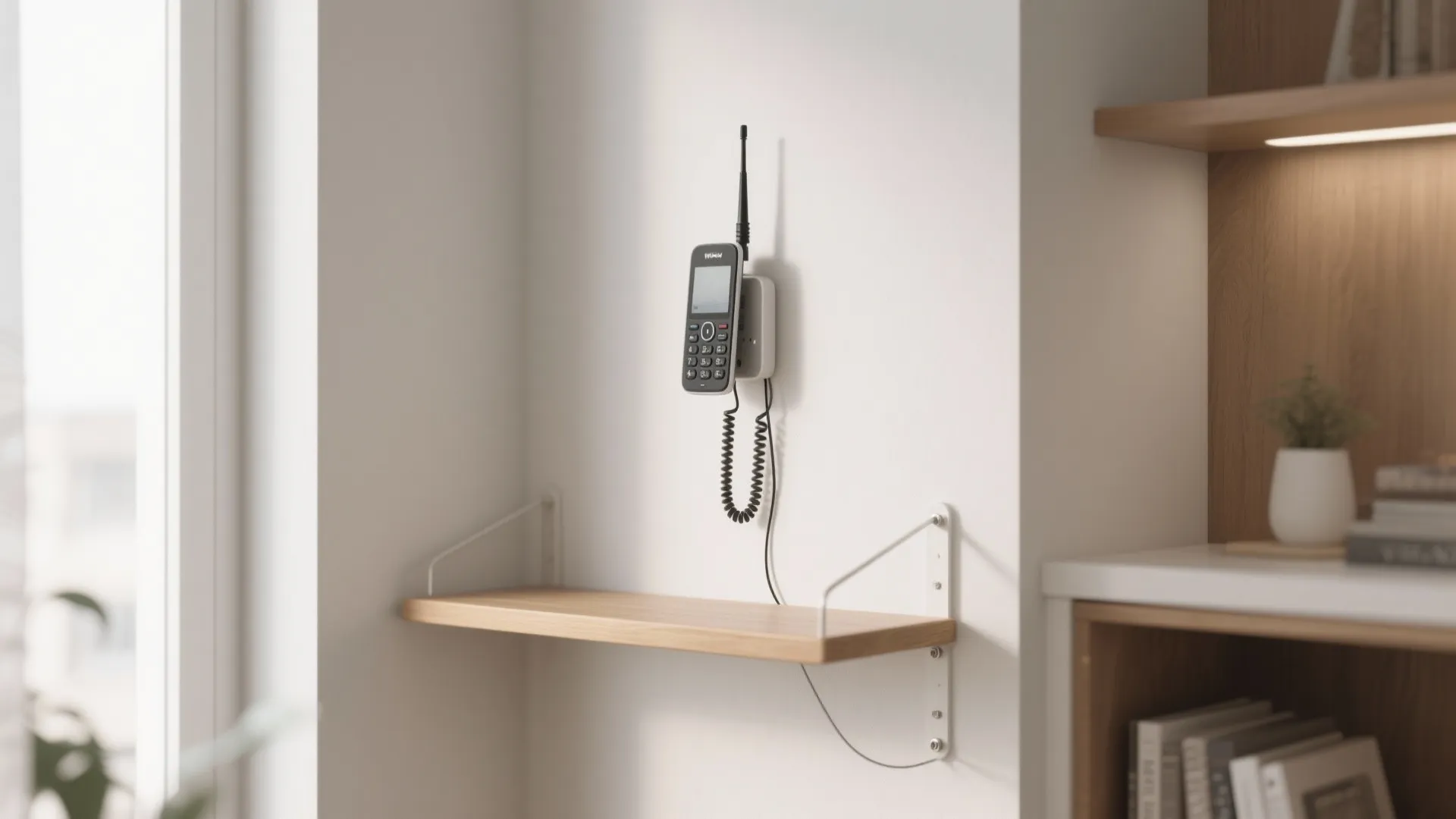 4. Elevate and centralize—small mounts and shelves