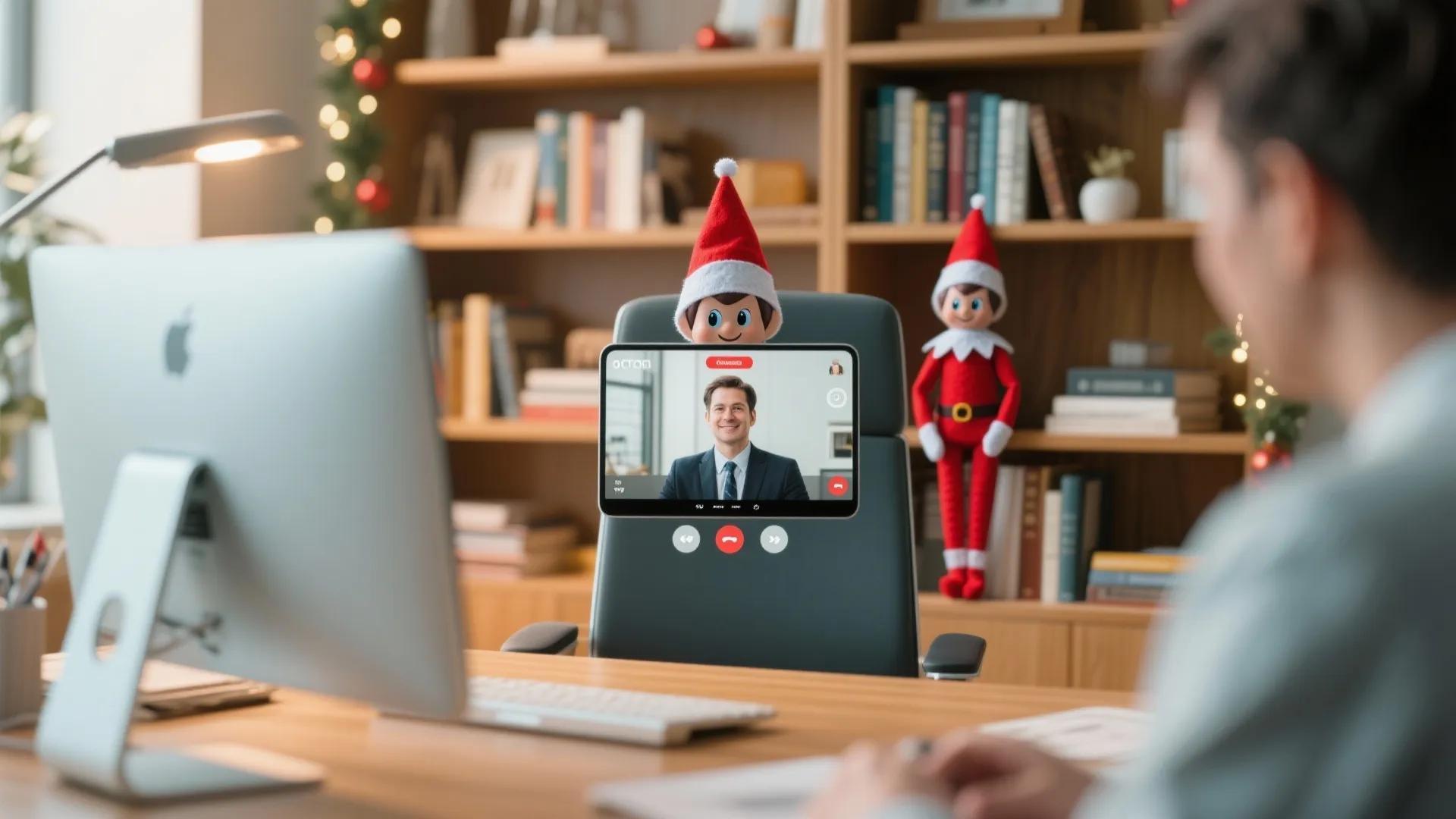 8. Conference Call Photobomb