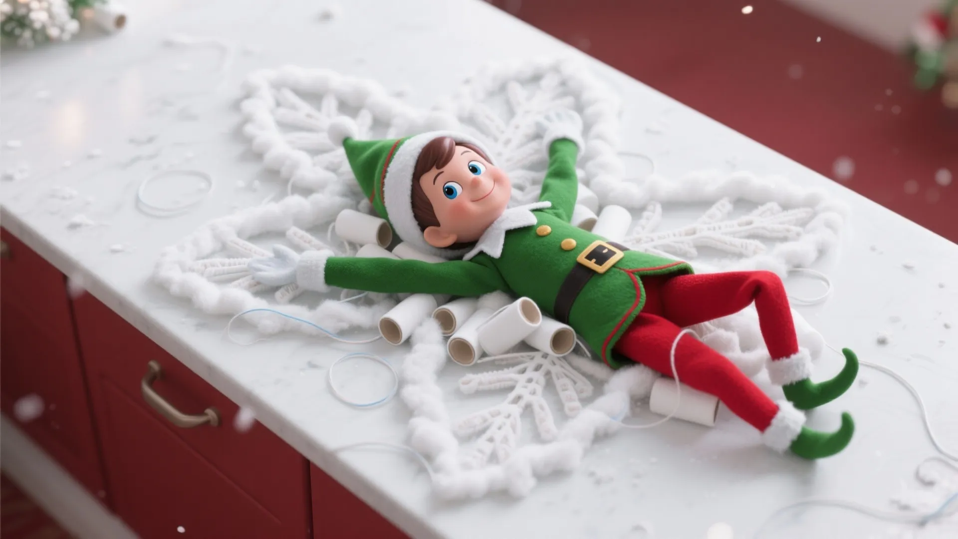 4. Floss Snow Angels