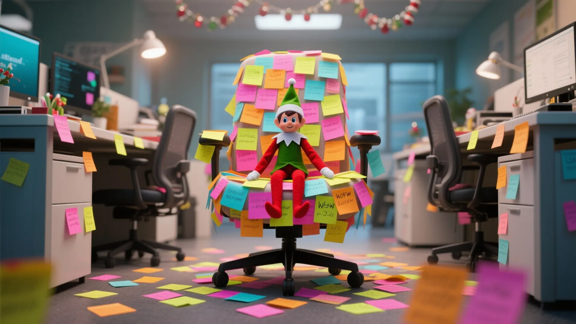 3. Sticky Note Explosion