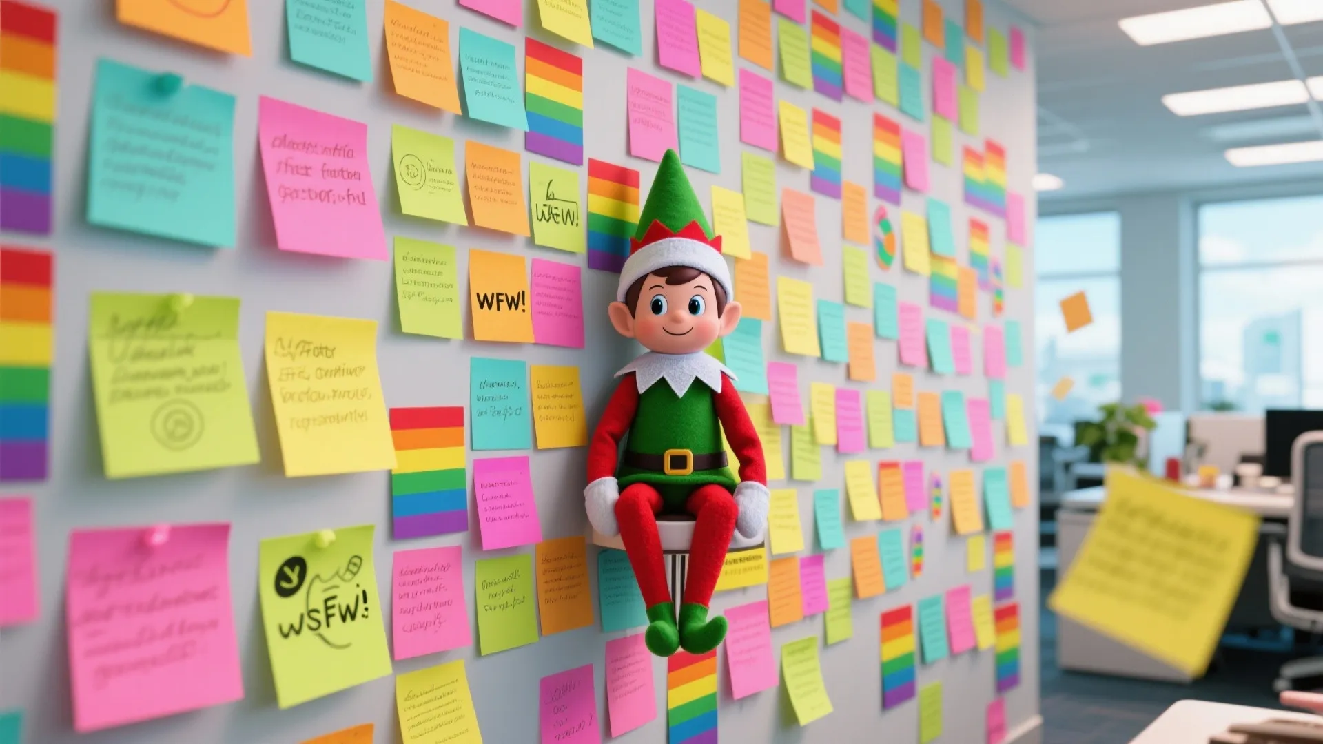 5. Sticky Note Explosion